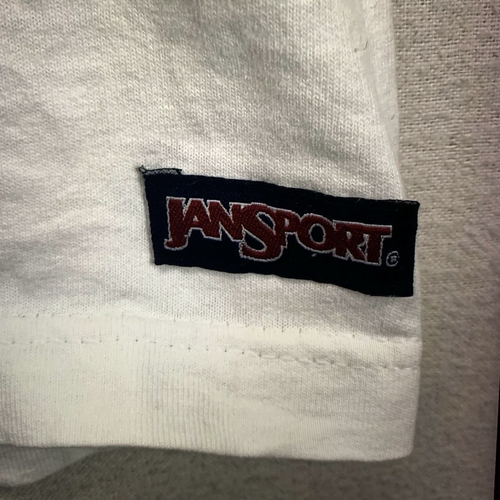 Jansport VINTAGE JanSport University of Michigan Wolverines T-Shirt Mens Large White 90s Retro Sports Cotton Size US L / EU 52-54 / 3 - 7 Thumbnail