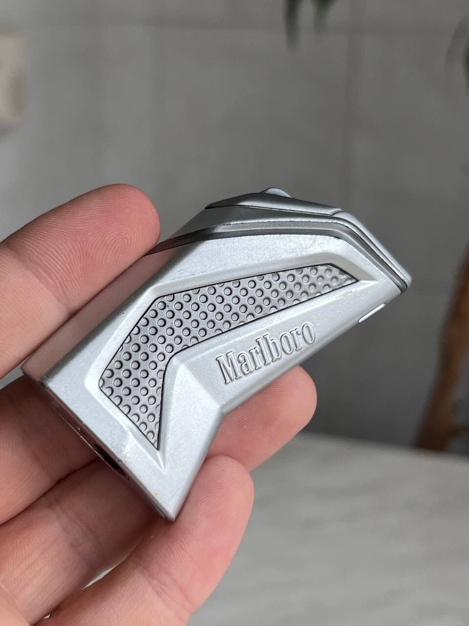 Marlboro × Vintage Y2K ELEGANCE MARLBORO GEOMETRIC METAL PUNK ROCK LIGHTER Size ONE SIZE - 8 Thumbnail