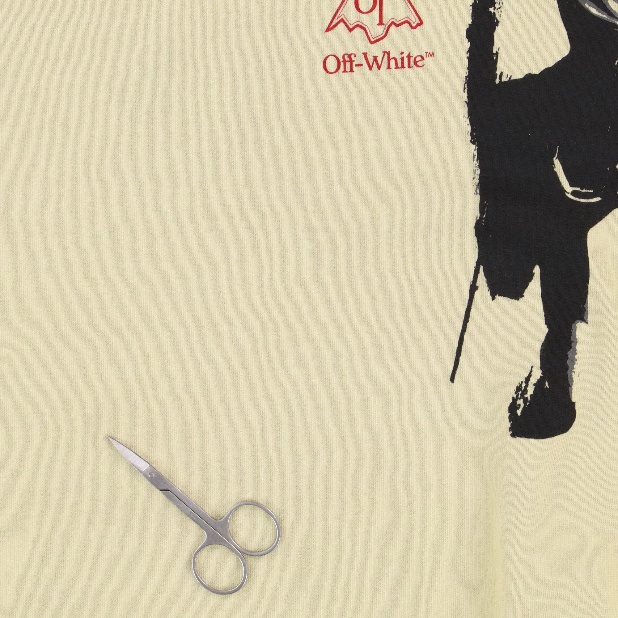 Off-White Beige Vertical Climb Arrows Logo Sweatshirt Size US M / EU 48-50 / 2 - 6 Thumbnail
