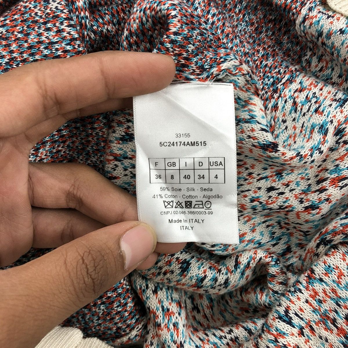 Christian Dior Monsieur × Dior Christian Dior Paris Cardigan Abstract Multicolor For Women Size XS / US 0-2 / IT 36-38 - 6 Thumbnail