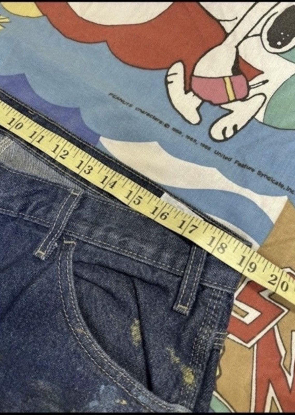 Dickies ***FINAL DROP***RARE DICKIES PAINT SPLATTER WIDE DENIM 38 Size US 38 / EU 54 - 9 Thumbnail