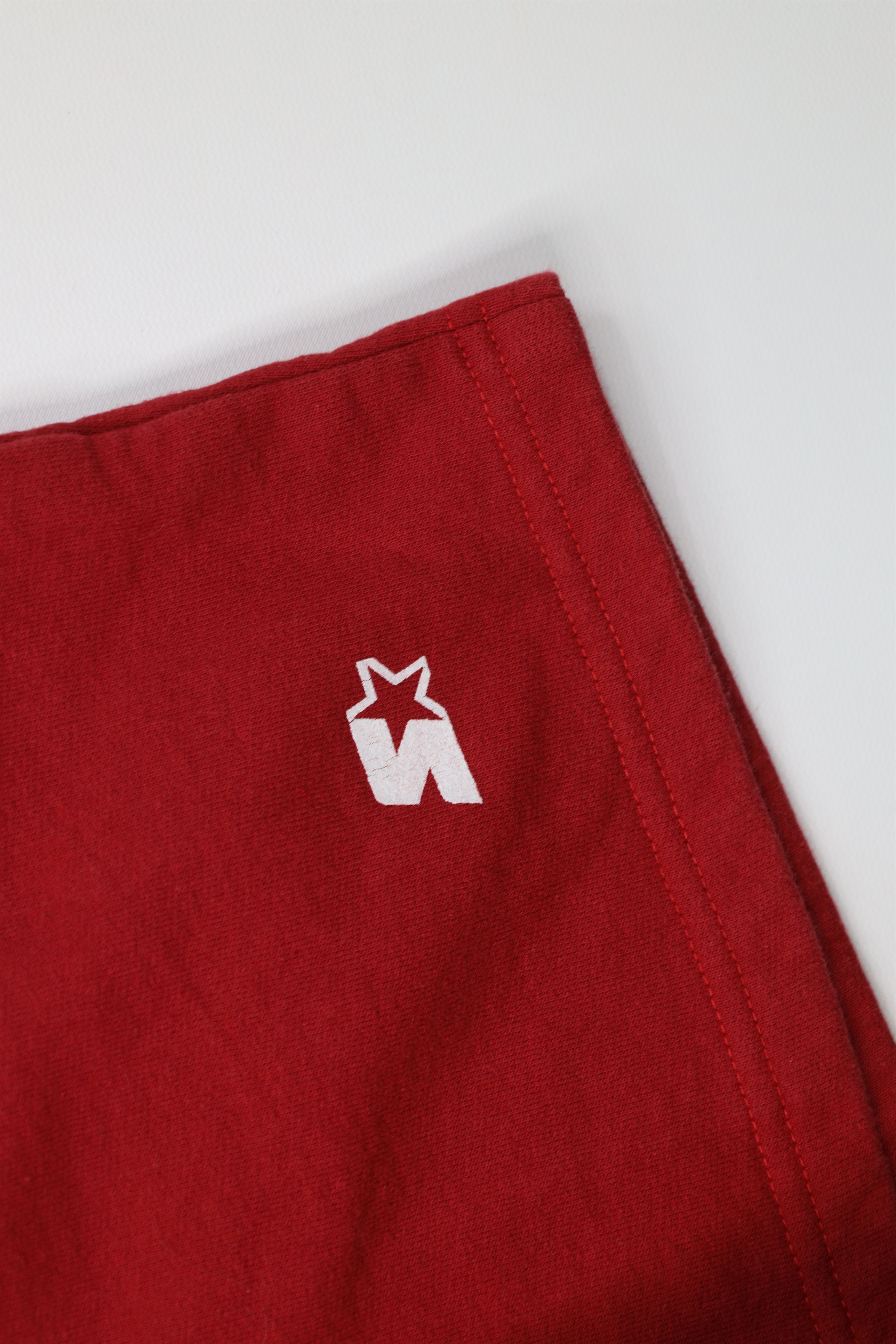 Starter Vintage 90s Starter Faded Above Knee Sweatpants Shorts Red Size US 34 / EU 50 - 5 Thumbnail