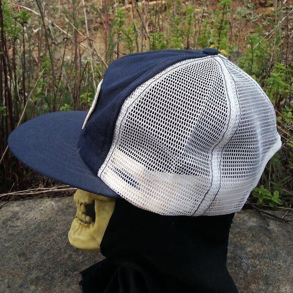 Vintage Vintage Longer Lasting Dual Patch Snap Back Trucker Hat Cap Size ONE SIZE - 2 Thumbnail