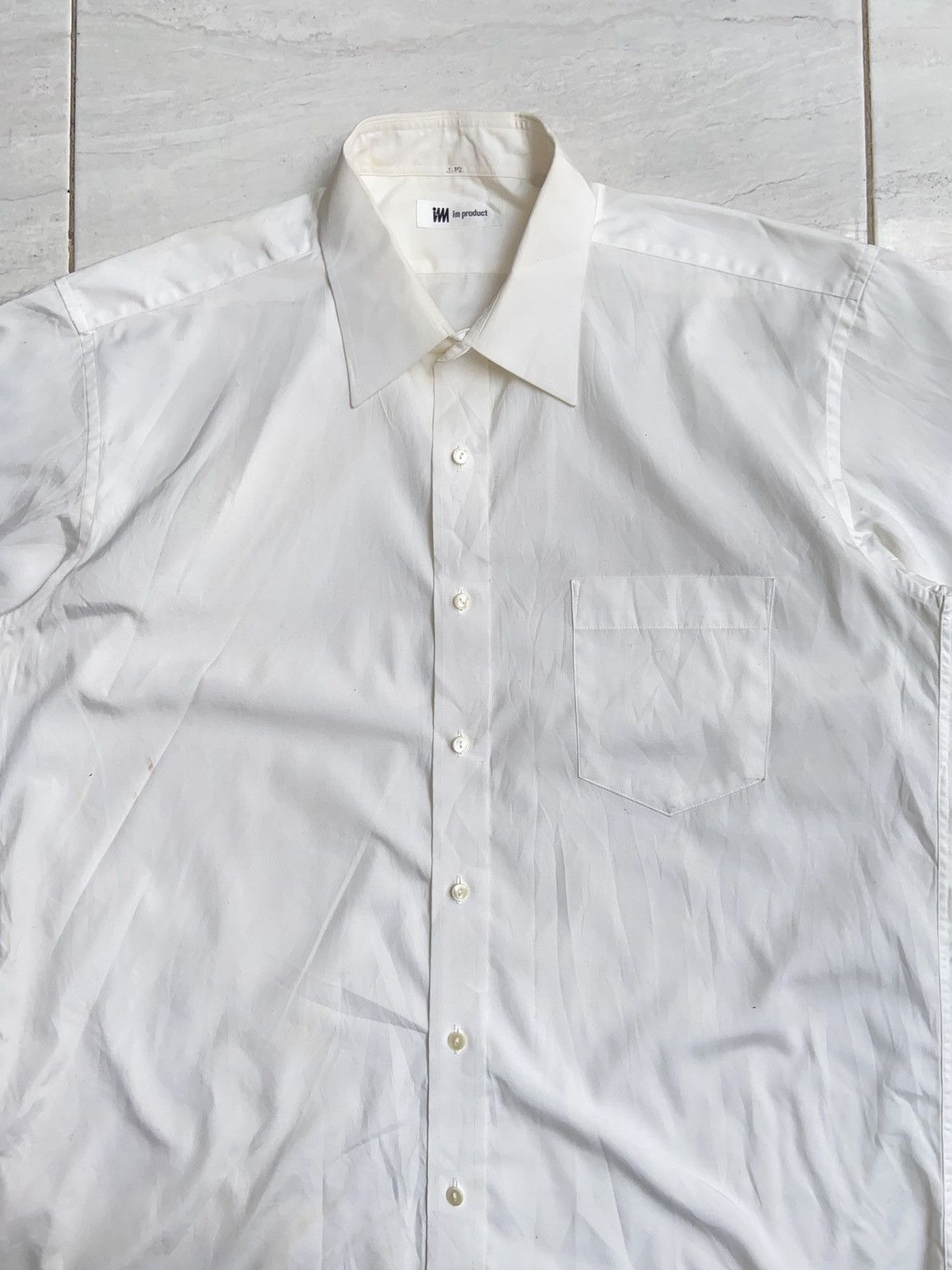 Issey Miyake Issey Miyake IM Product White 3/4 Sleeve Shirt Size US L / EU 52-54 / 3 - 3 Thumbnail