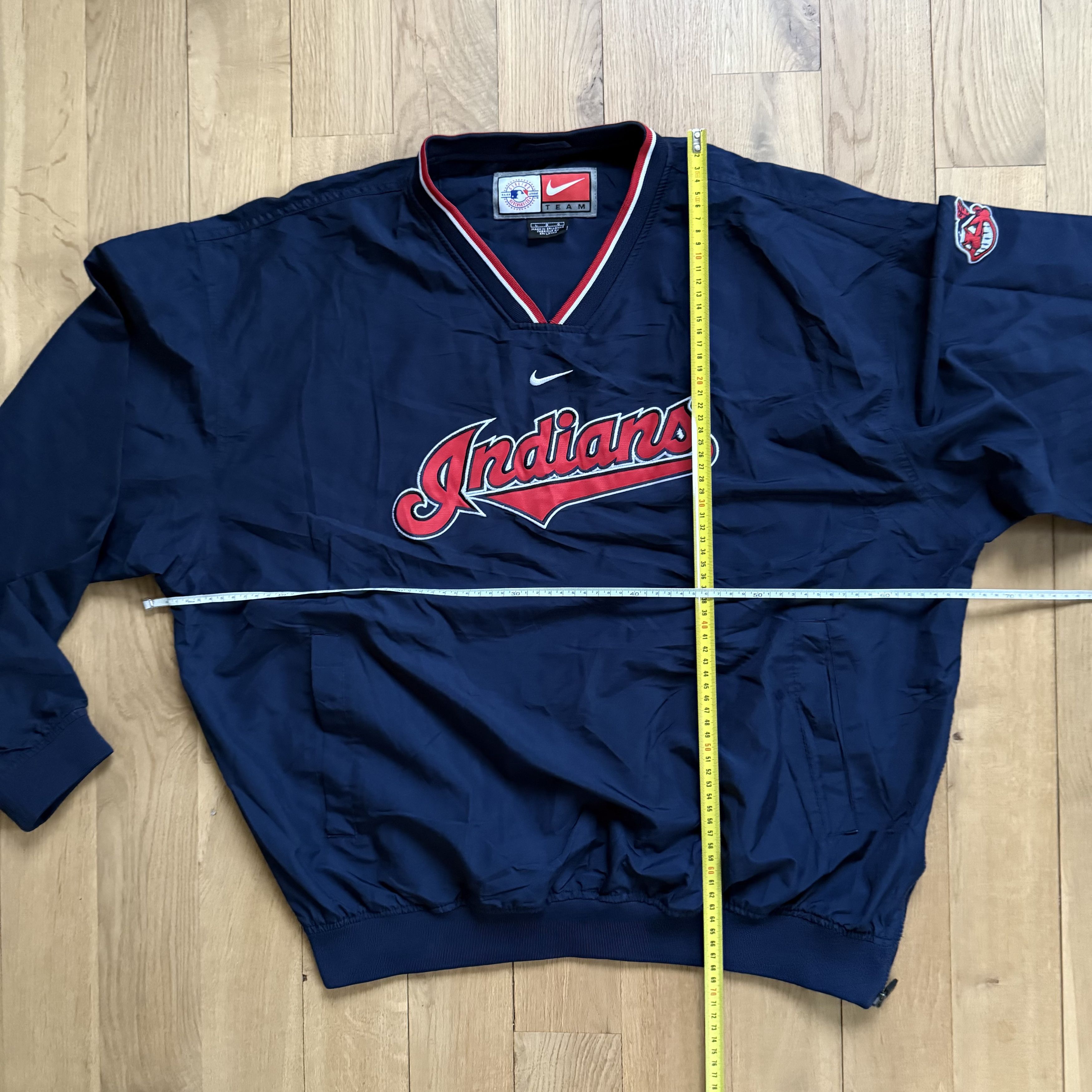 Nike Cleveland Indians Shell Top V-Trainer Nike Jacket MLB LARGE Size US L / EU 52-54 / 3 - 5 Thumbnail