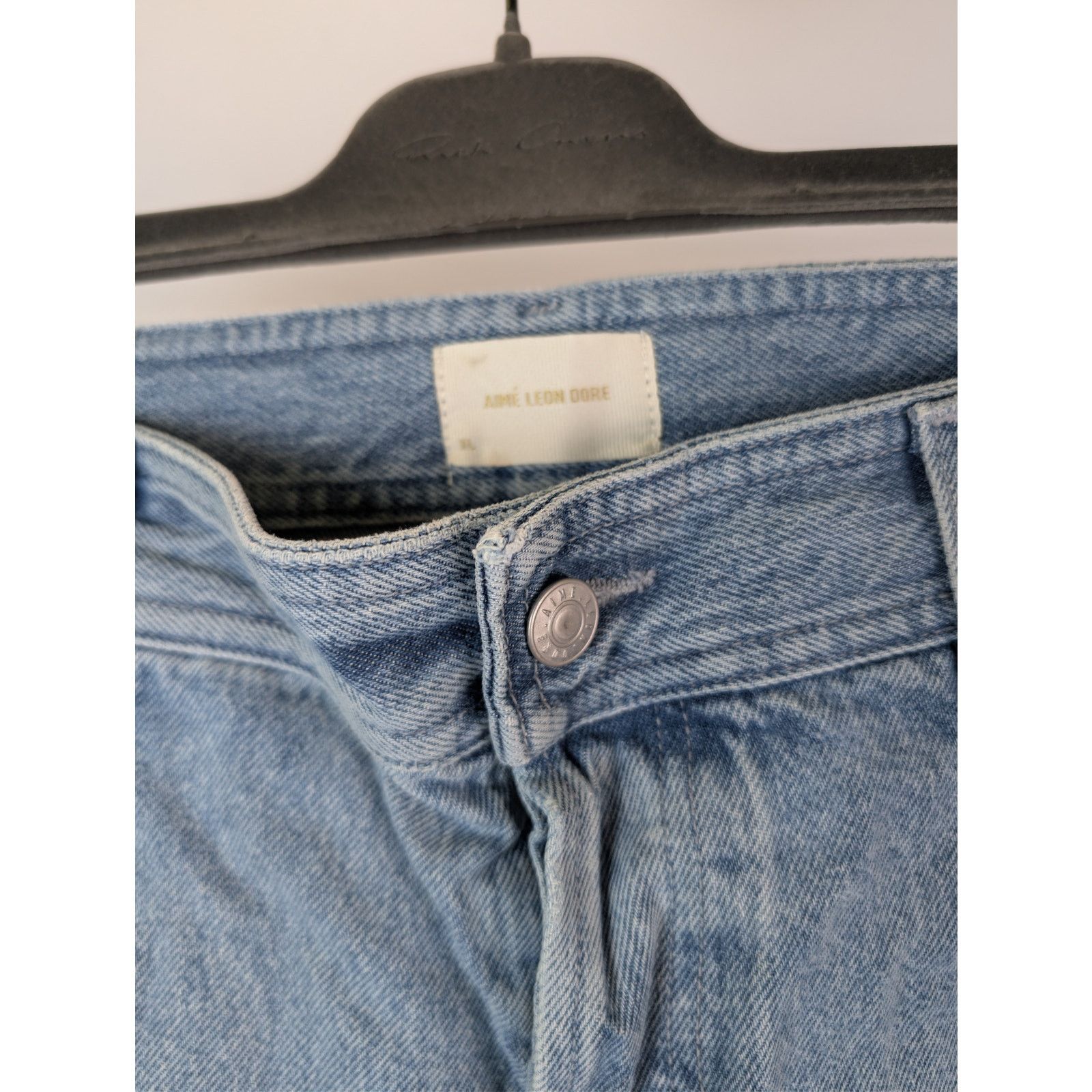 Aime Leon Dore o1rshd1 Carpenter Pant Denim Jeans in Light Wash Blue Size US 36 / EU 52 - 8 Thumbnail