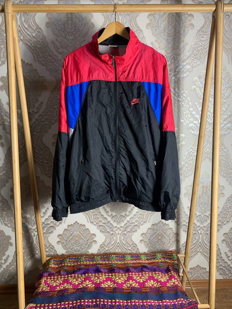 VERY RARE NIKE RETRO LIGHT JACKET ZIP SWOOSH DRILL Y2K 90s