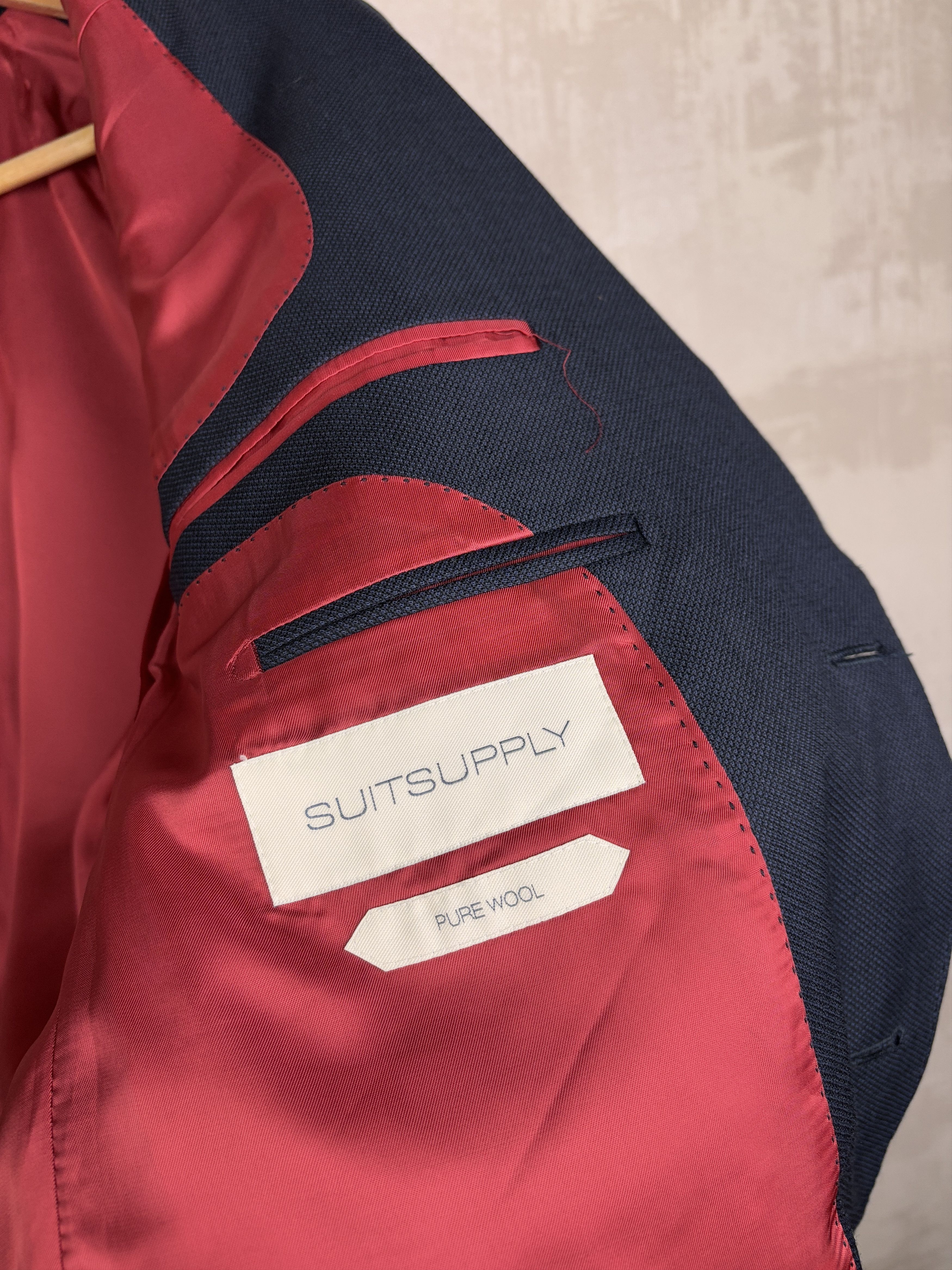 Suitsupply Suitsupply Sienna Blazer Wool Vitale Barberis Canonico Navy Size 40R - 13 Thumbnail