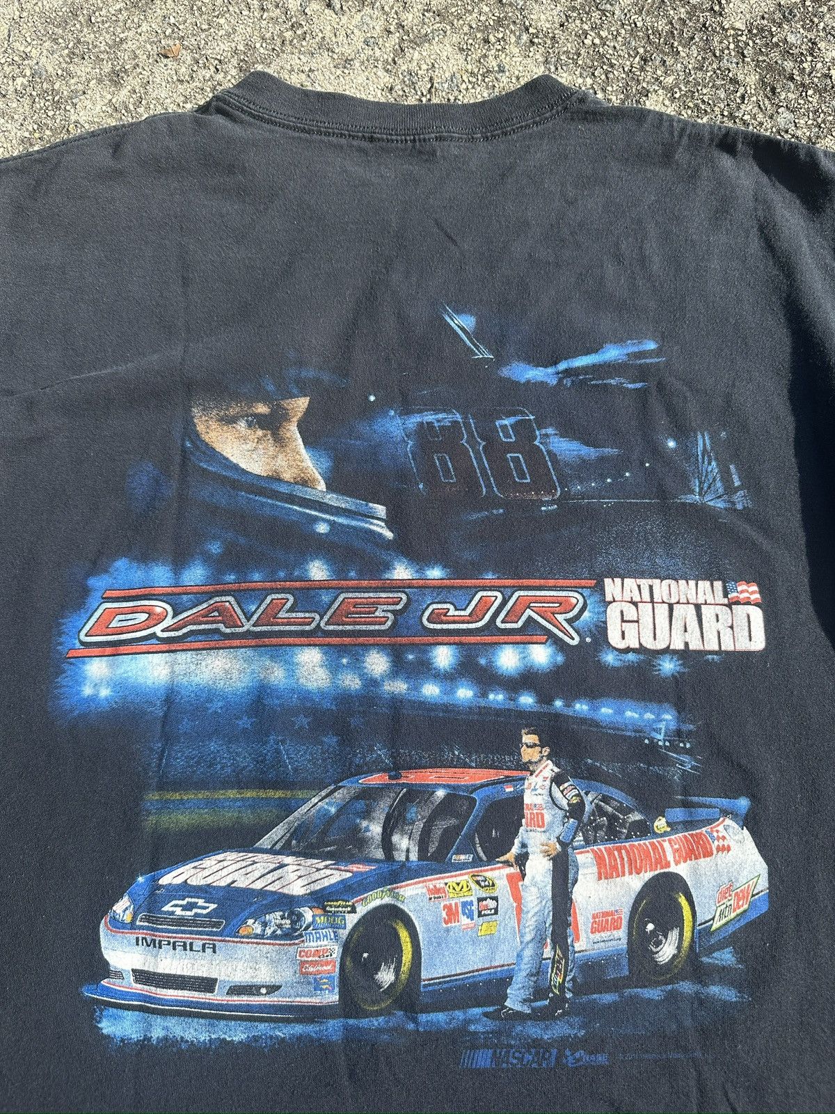 Other Dale Jr. National Guard Black Vintage Tee Size US L / EU 52-54 / 3 - 5 Thumbnail