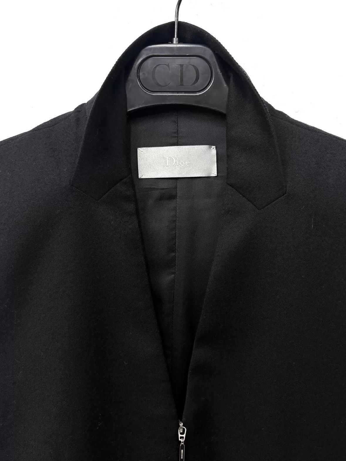 Dior Dior Homme 13AW Heavy Wool-Cashmere Zip Vest Size US S / EU 44-46 / 1 - 3 Thumbnail