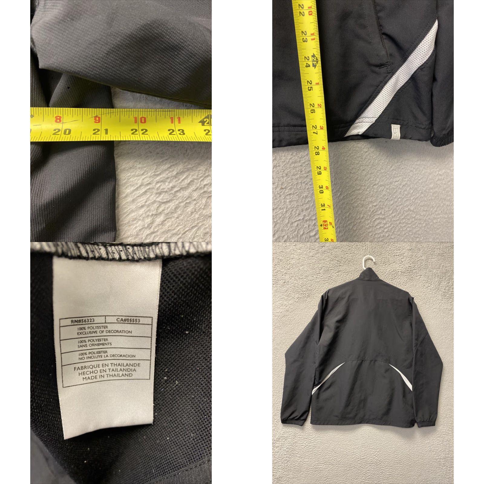 Nike Nike Dri-Fit Jacket Mens M Black Full Zip Reflective 90s Style Sportswear/Running Shirt Mens Size US M / EU 48-50 / 2 - 8 Thumbnail