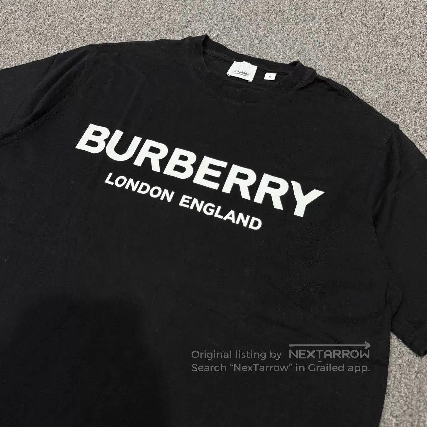Burberry Black Short Sleeve T-Shirt Size M. Size US M / EU 48-50 / 2 - 3 Thumbnail