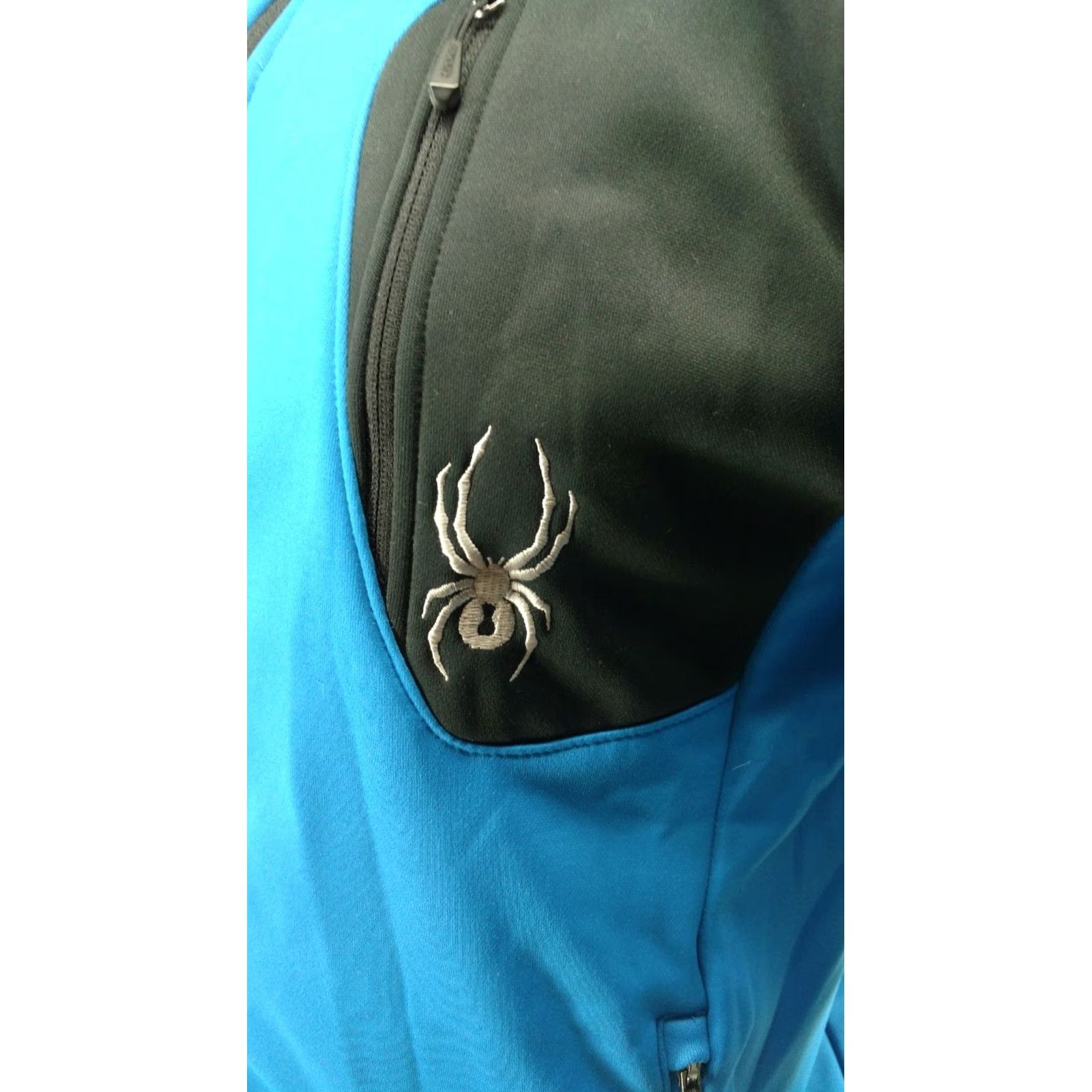 Spyder Spyder Mens Small Blue and Black Jacket Full Zip Polyester Jacket Size US S / EU 44-46 / 1 - 3 Thumbnail