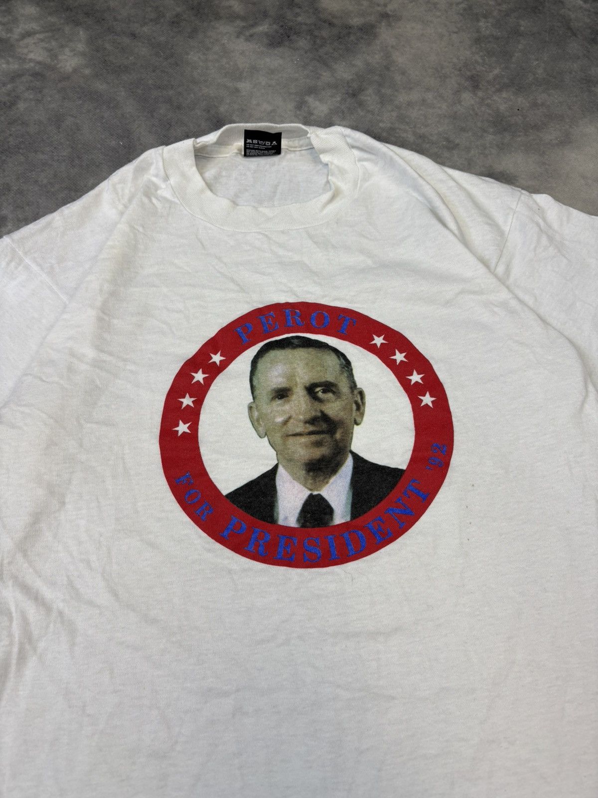 Vintage Vintage T Shirt Perot President 1992 Trump Musk Made in USA Size US L / EU 52-54 / 3 - 2 Thumbnail