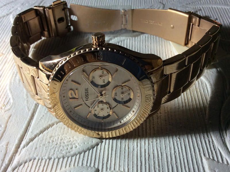 Fossil Fossil Men's Rose gold Stainless steel bracelet watch Size ONE SIZE - 5 Thumbnail