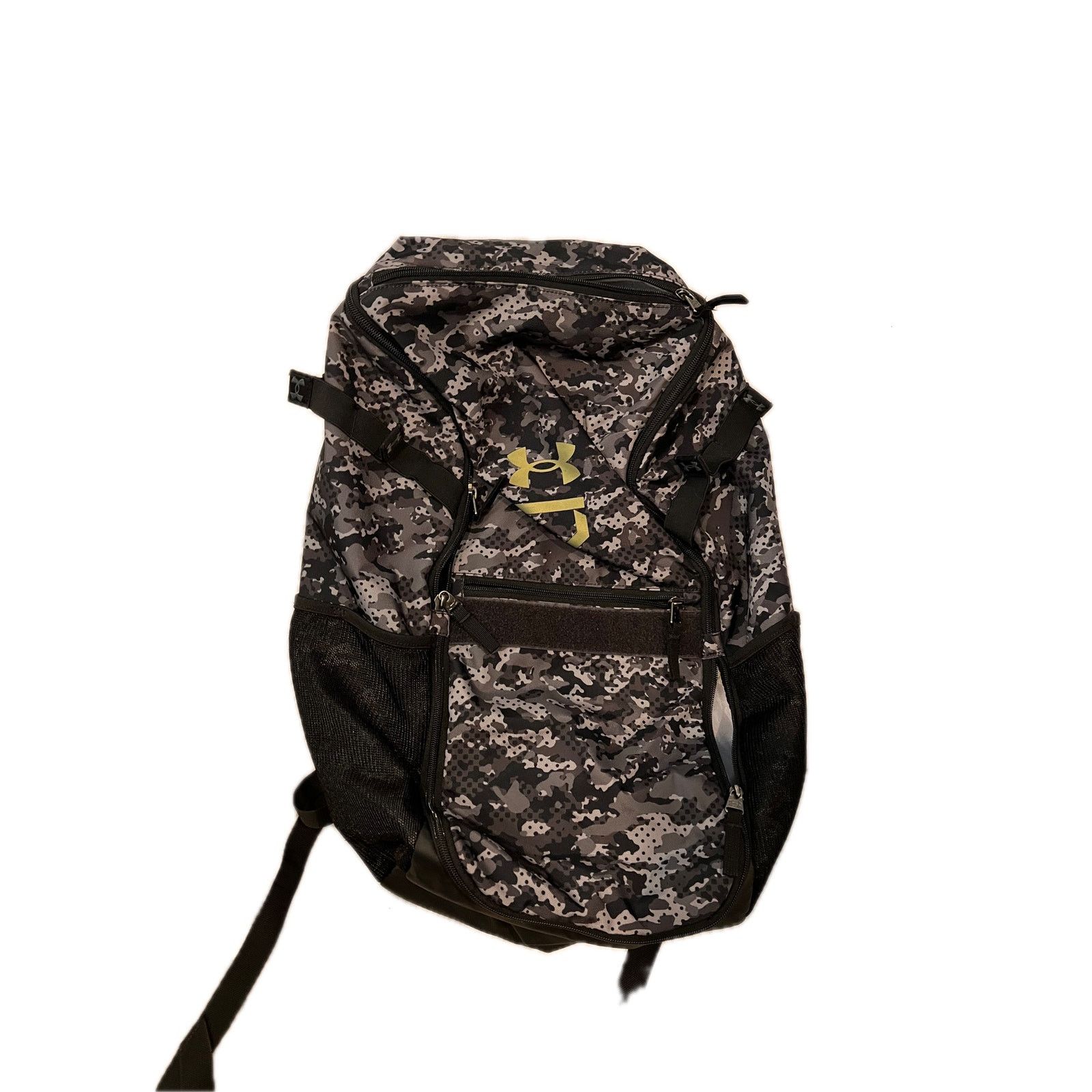 Under Armour Under Armour Gray Camo Hustle Backpack - Gamebag Size ONE SIZE - 1 Thumbnail