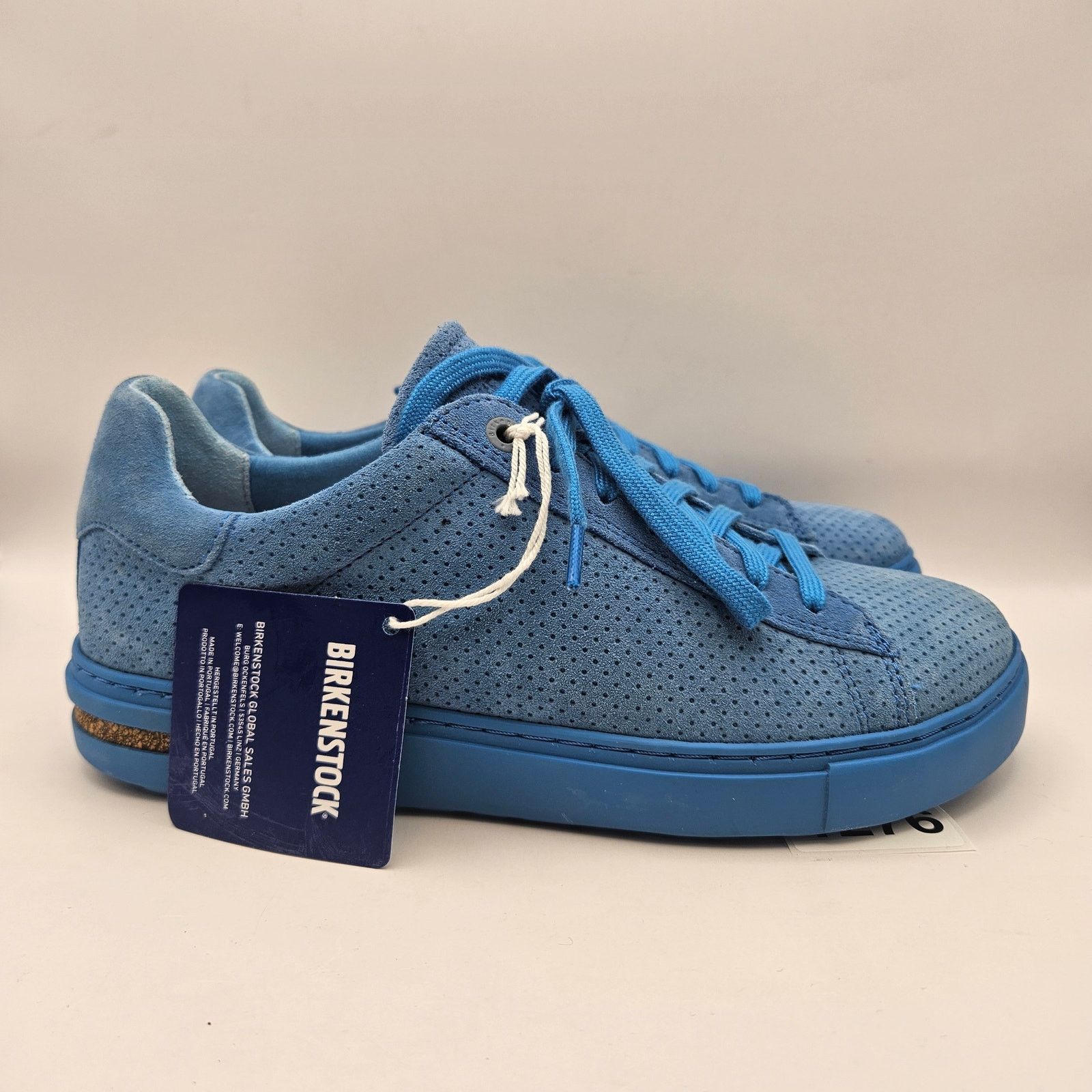 Birkenstock BIRKENSTOCK WOMEN'S 7 BEND LOW SUEDE BLUE SNEAKER Size US 7 / IT 37 - 4 Thumbnail