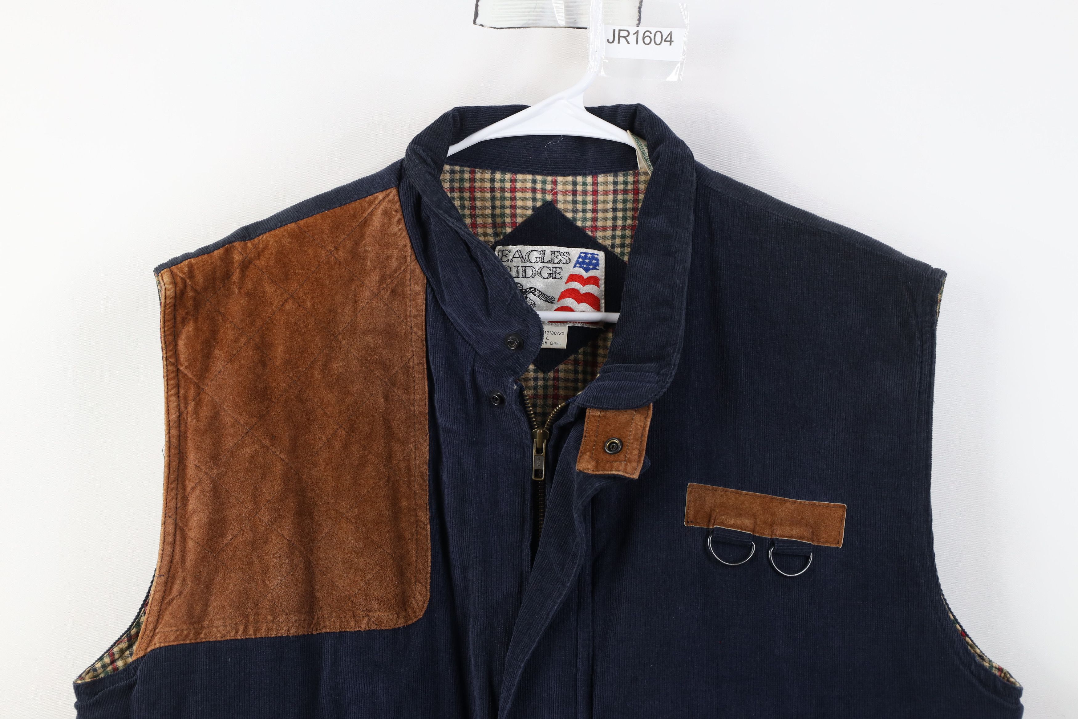 Vintage Vintage 90s Streetwear Lined Corduroy Puffer Vest Jacket Size US L / EU 52-54 / 3 - 2 Thumbnail