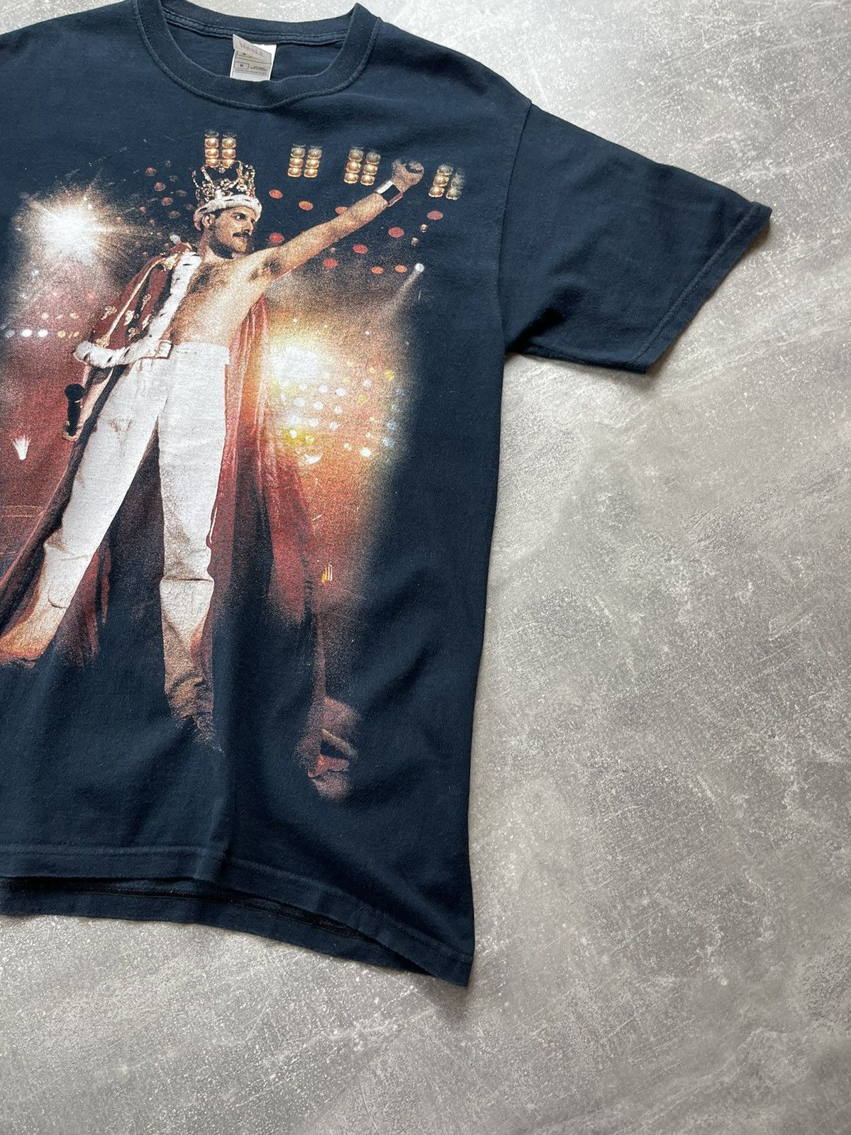 Band Tees Vintage Queen Freddie Mercury Graphic Band T Shirt Black Size US M / EU 48-50 / 2 - 4 Thumbnail
