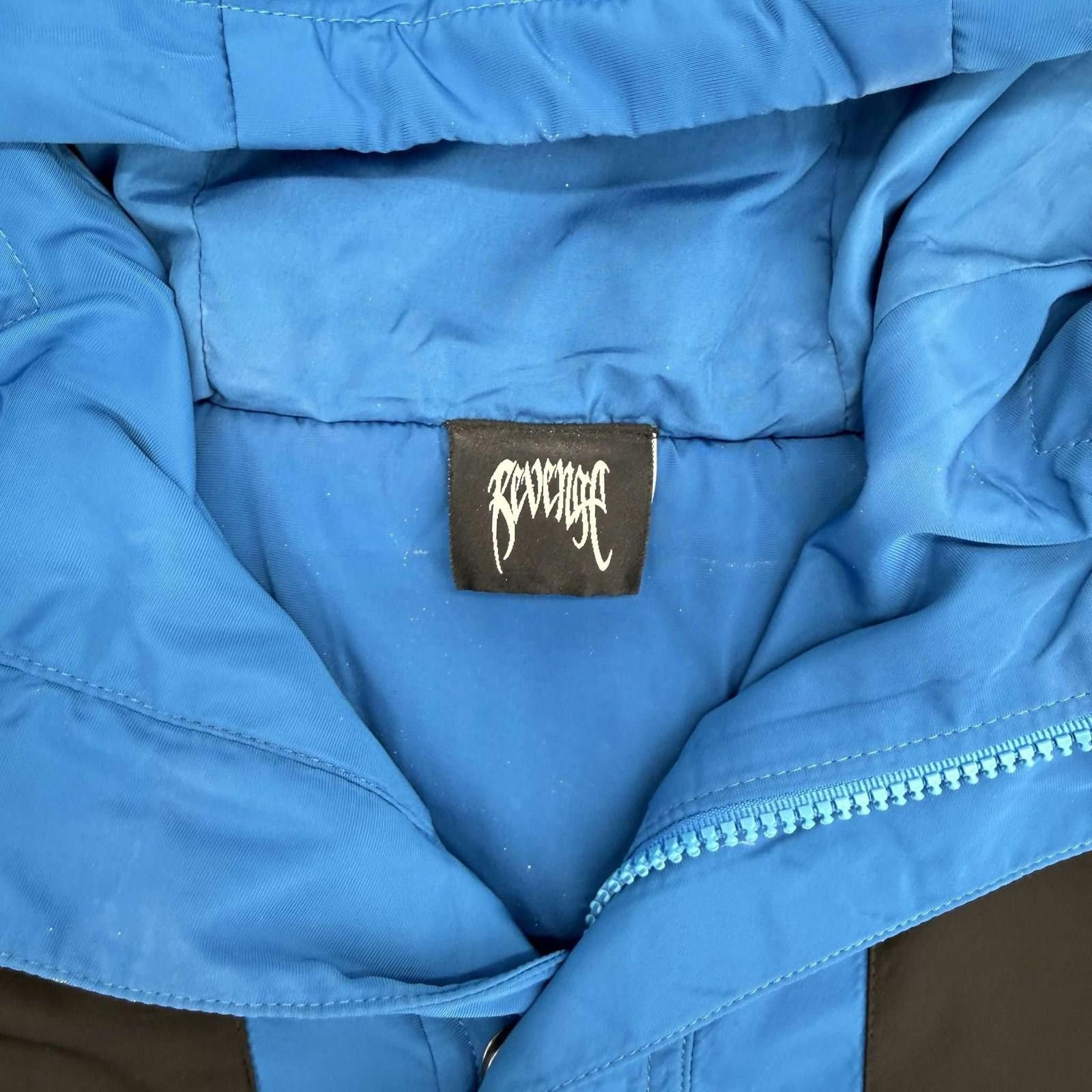 Revenge Revenge WindBreaker Blue Black Large Size US L / EU 52-54 / 3 - 3 Thumbnail
