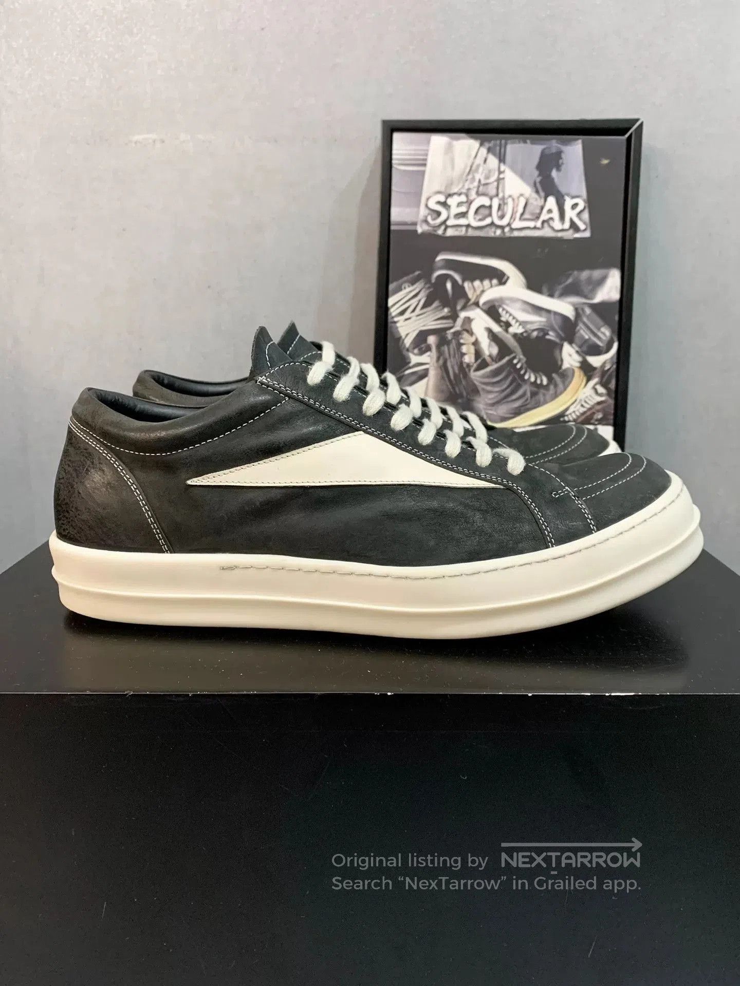 Rick Owens Rick Owens Men's Low. Size US 11 / EU 44 - 4 Thumbnail