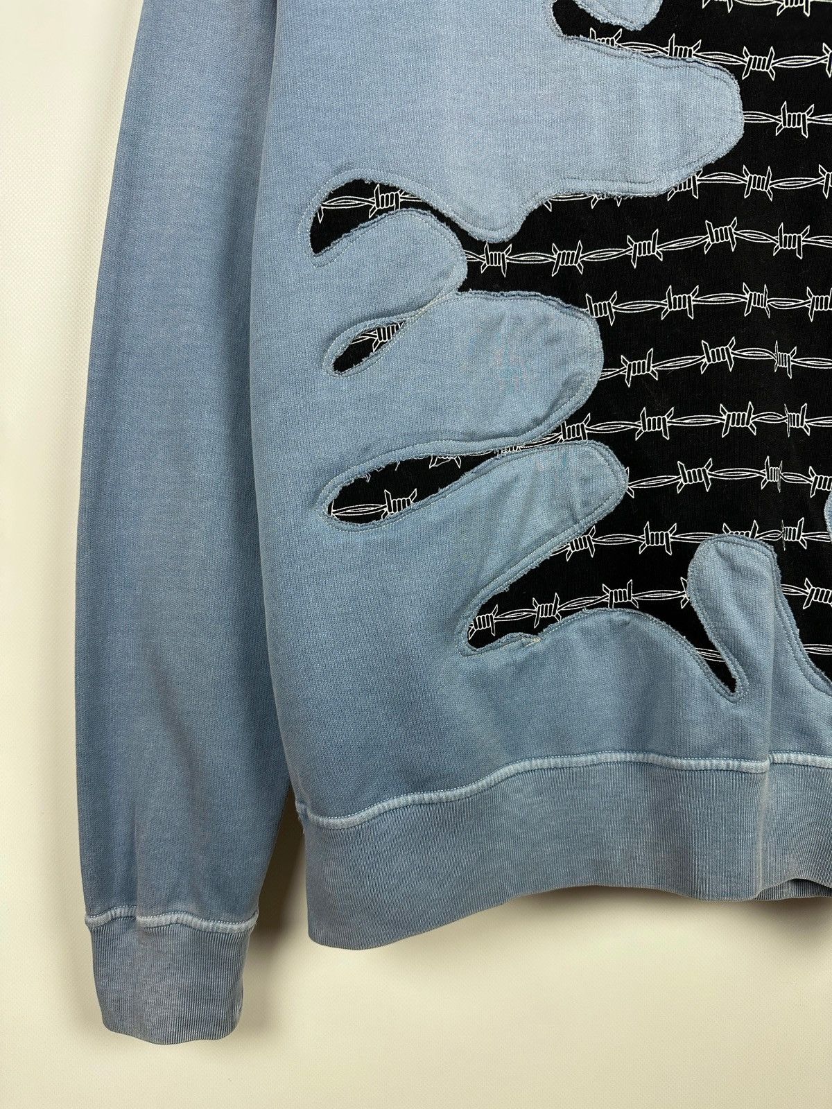 Stone Island Stone Island Custom Garment Dyed Blue Sweatshirt Size US L / EU 52-54 / 3 - 10 Thumbnail