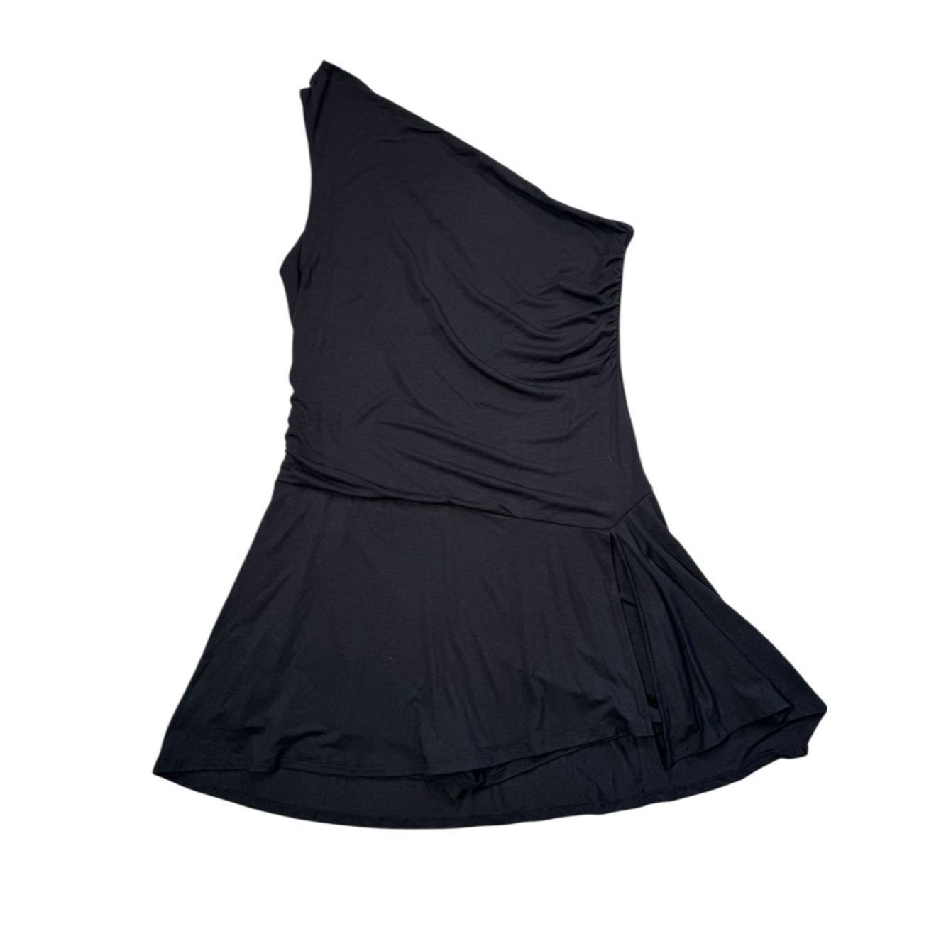 Urban Outfitters New Urban Outfitters Black Monica Asymmetrical One-Shoulder Size 38" / US 16 / IT 52 - 4 Thumbnail
