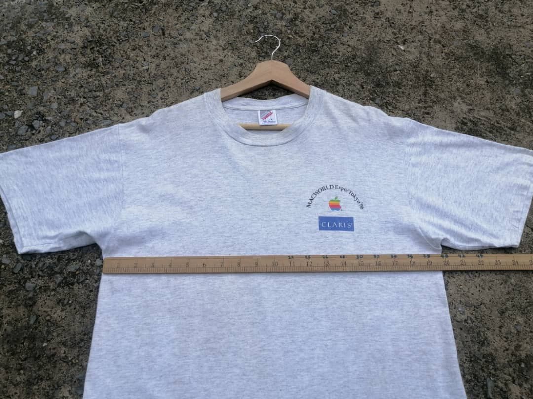 Apple × Vintage Vintage 90s Macworld Expo Tokyo '96 Claris Tee Size US M / EU 48-50 / 2 - 6 Thumbnail
