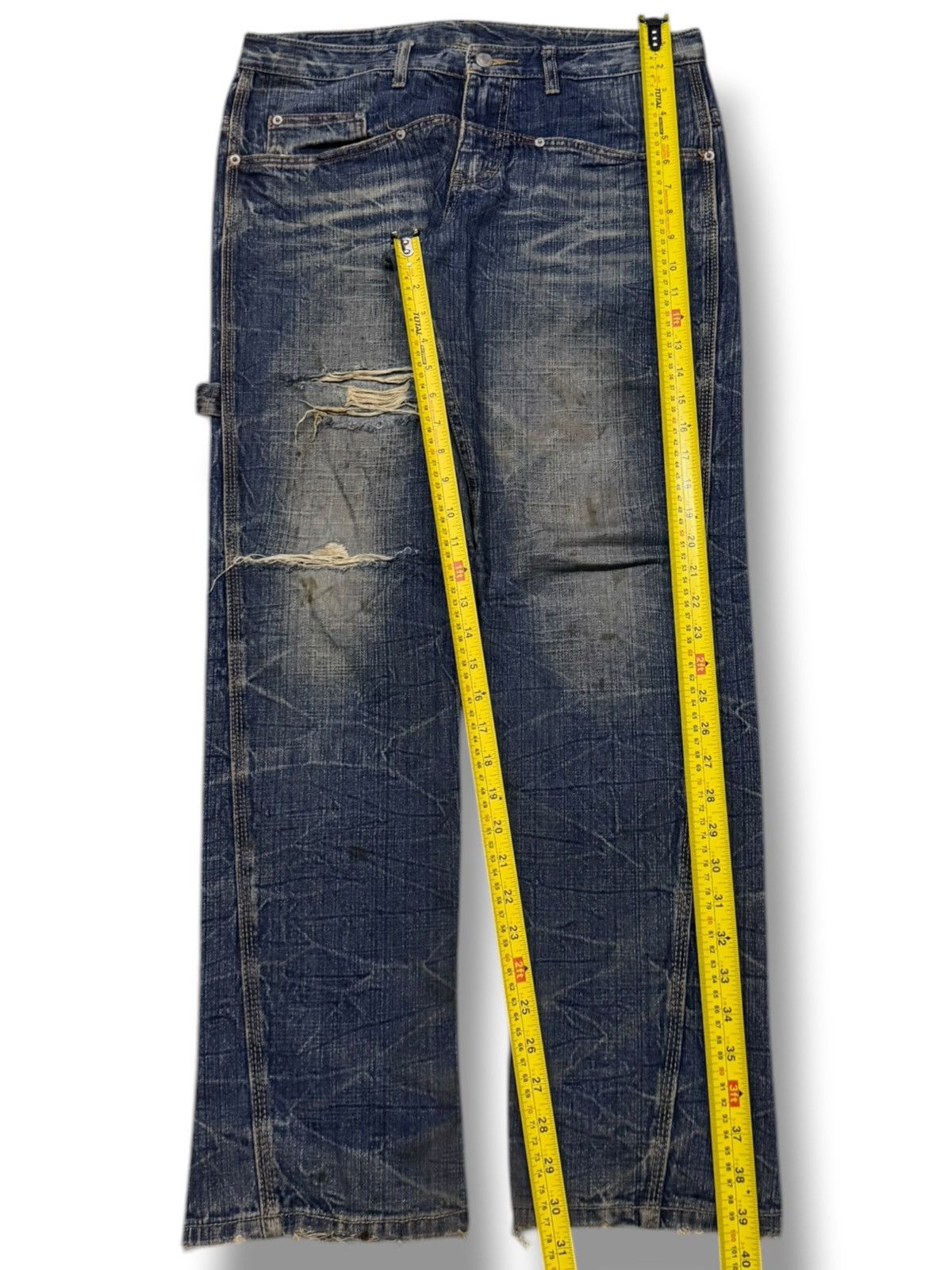 Vintage Y2K Japanese Market Denim Carpenter-Style Jeans W34