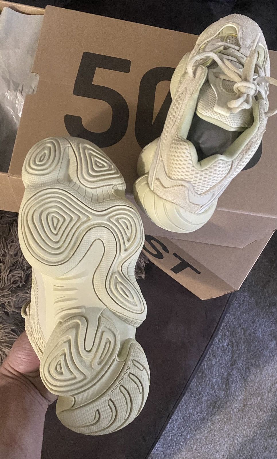 Yeezy adidas Yeezy 500 ‘Super Moon Yellow’ size 7.5M/9W DS OG All Size US 7.5 / EU 40-41 - 6 Thumbnail