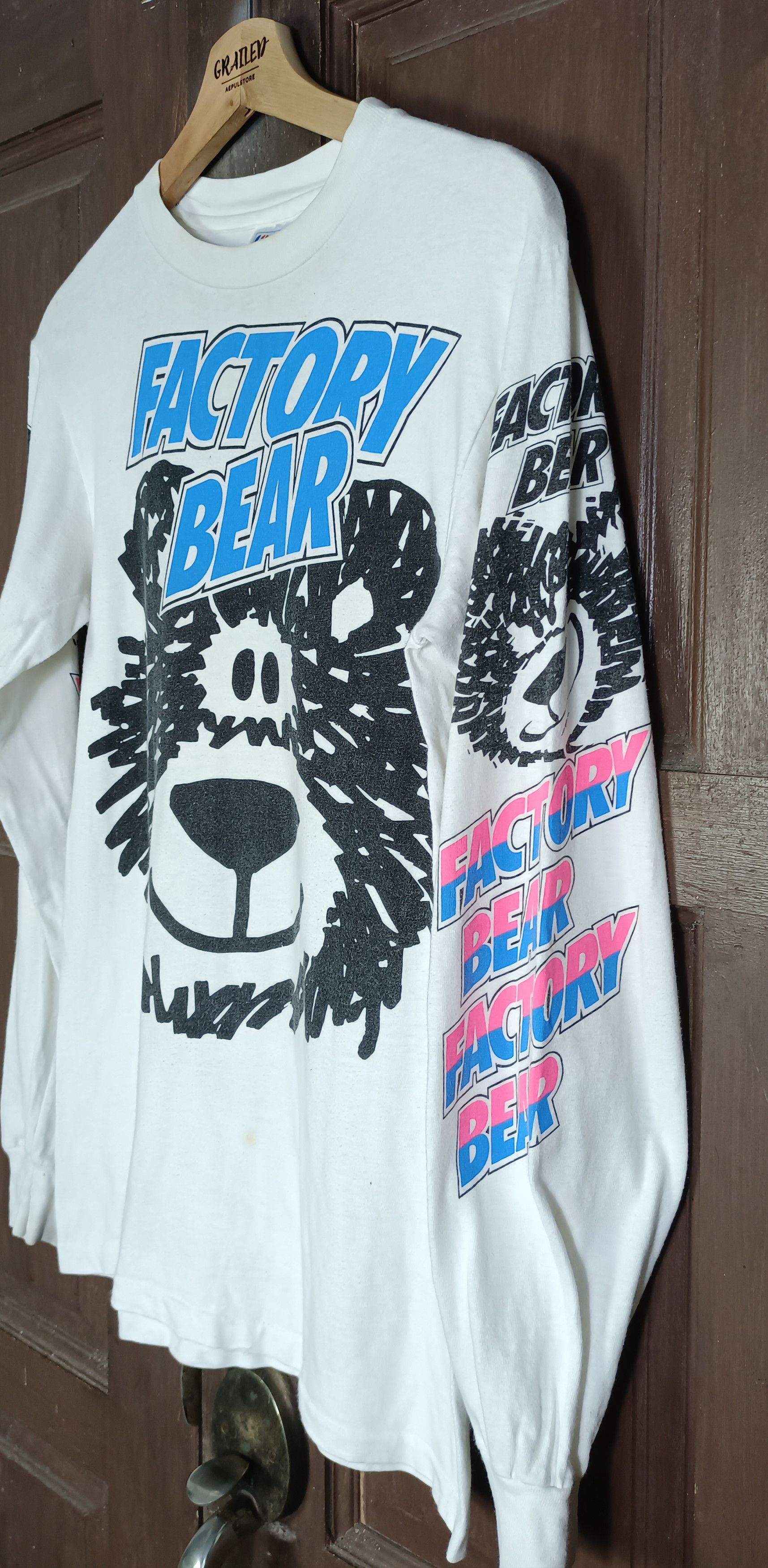 Vintage Vintage 80s RARE💥 Factory Bear SKATEBOARD BMX Size US S / EU 44-46 / 1 - 4 Thumbnail