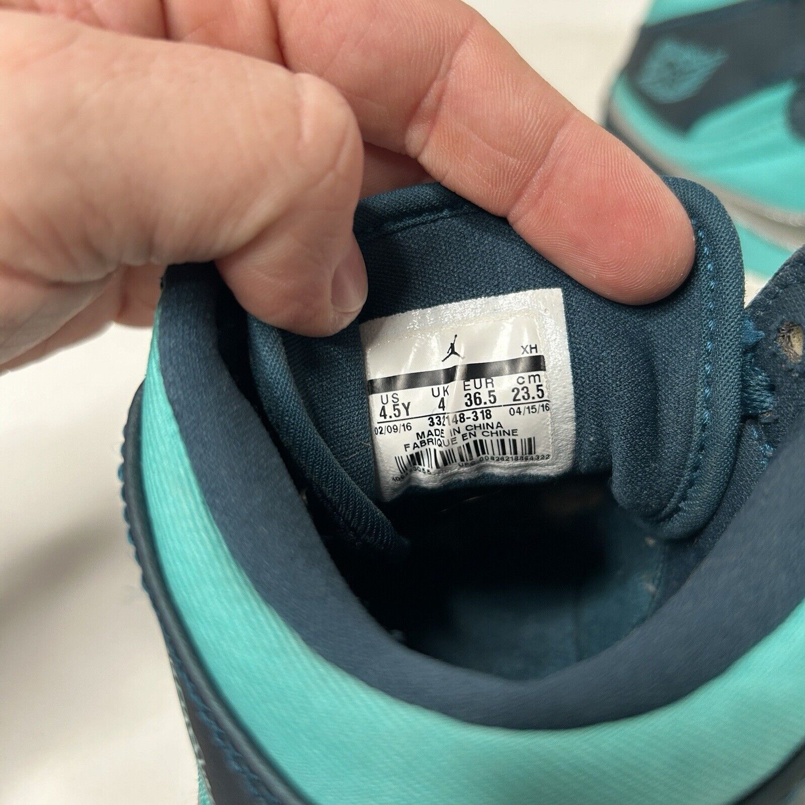 Nike Nike Air Jordan 1 Retro High GG “Hyper Jade” 2024 Size US 6 / IT 36 - 8 Thumbnail