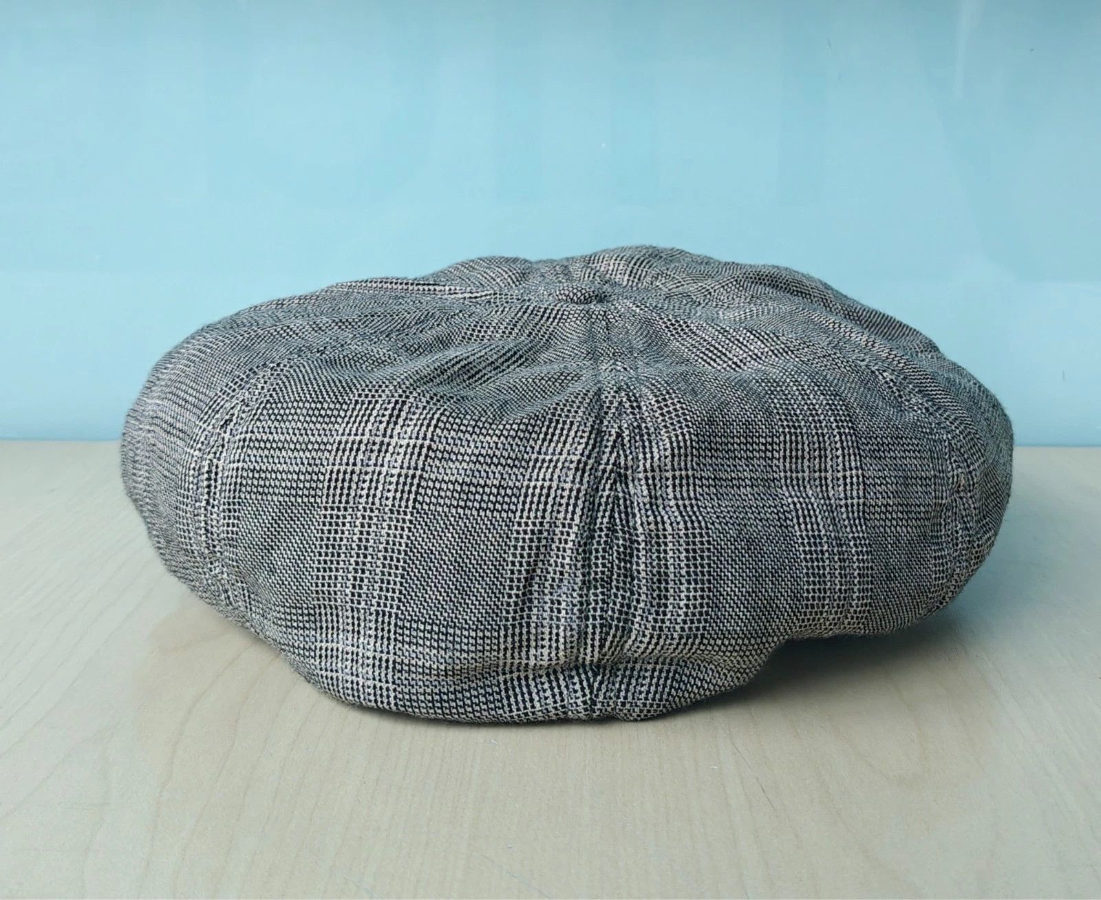 RRL Ralph Lauren DOUBLE RL Wool-Cotton Glen Plaid Newsboy Cap T/1923 Size ONE SIZE - 4 Thumbnail