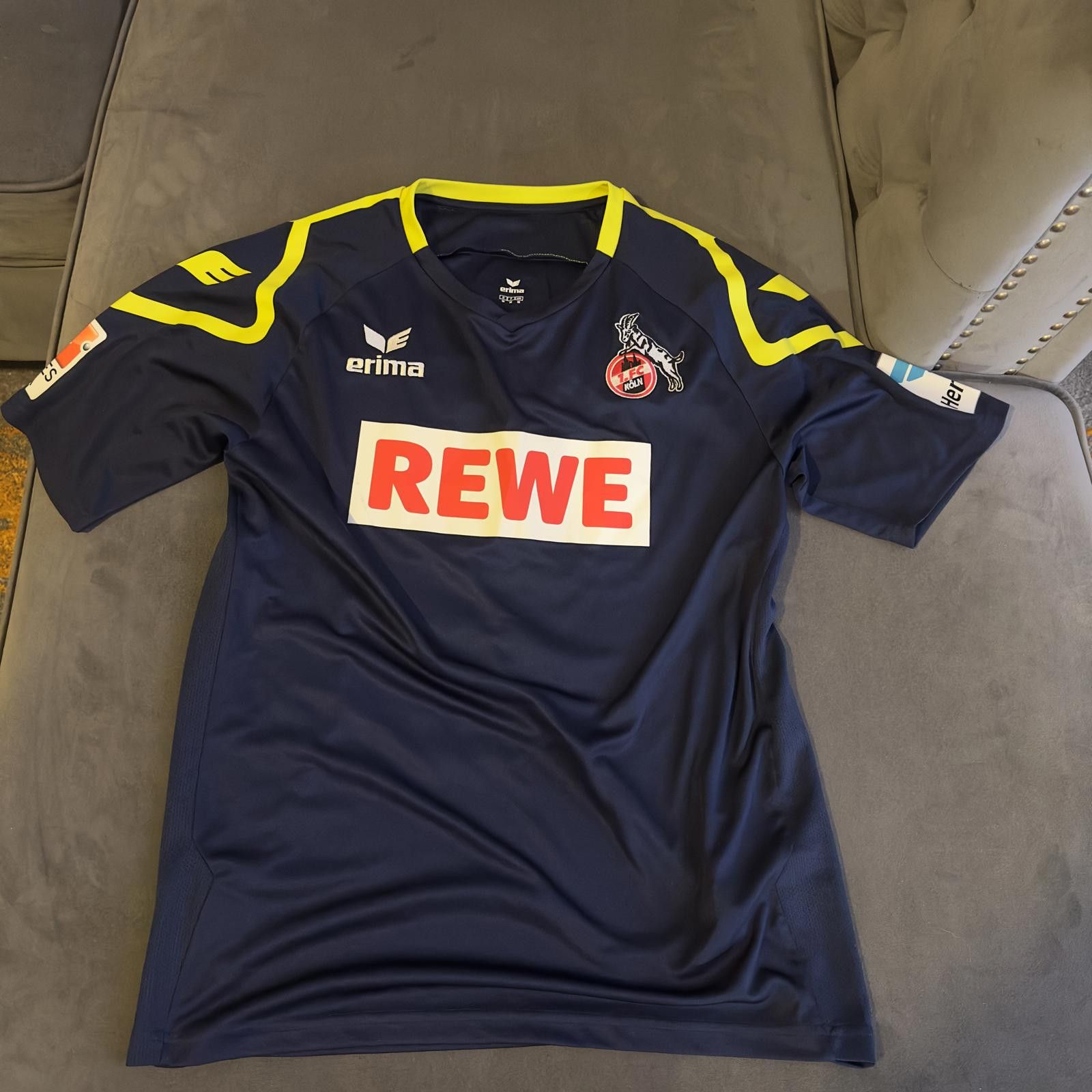 Designer Erima FC Köln Away Jersey - Navy Blue - medium Size US M / EU 48-50 / 2 - 1 Thumbnail