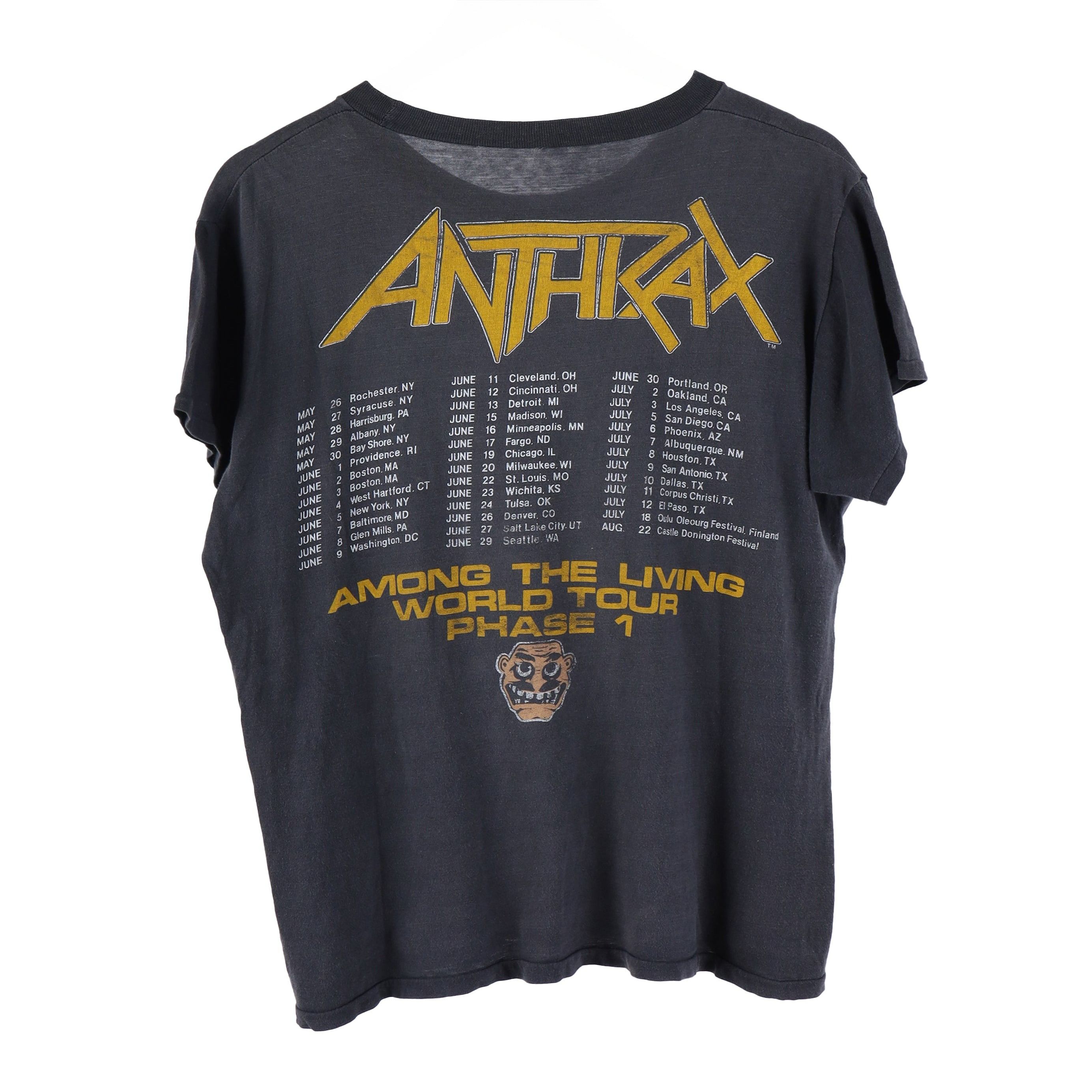 Vintage VINTAGE ANTHIRAX TEE Size US M / EU 48-50 / 2 - 2 Thumbnail