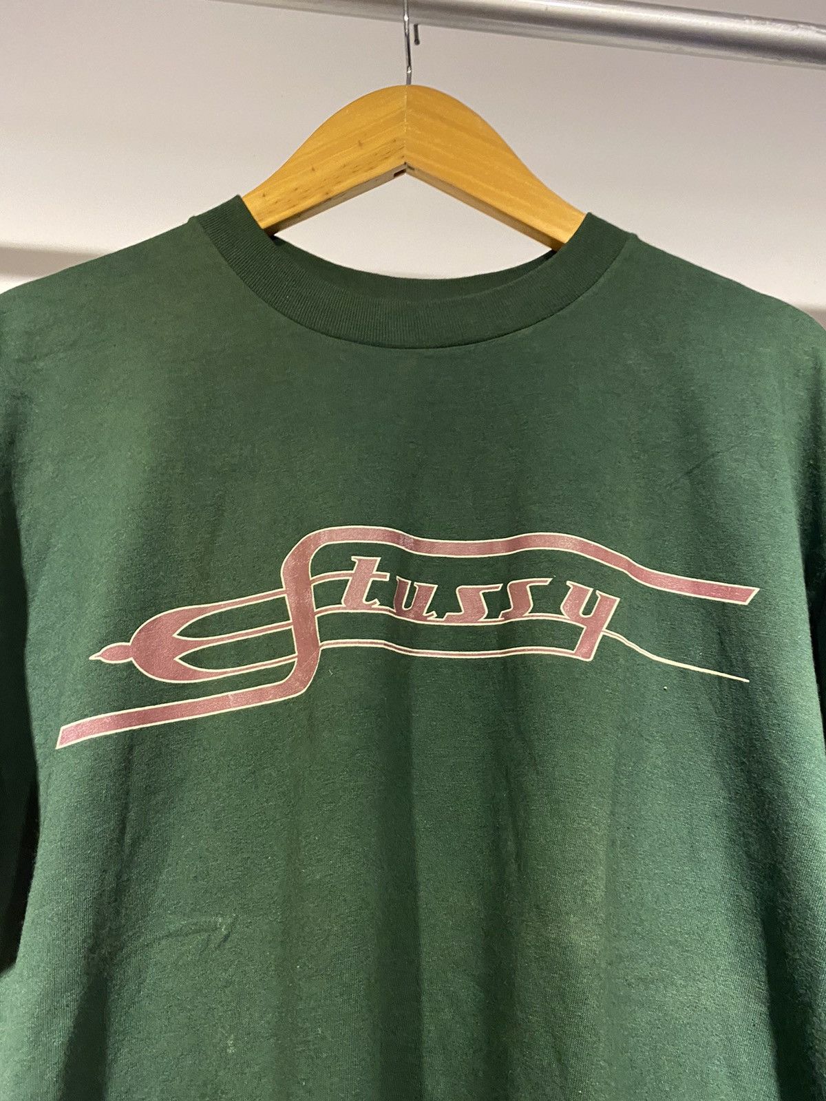 Stussy × Vintage Vintage 90s Stussy Double Sided Shirt Size US XL / EU 56 / 4 - 2 Thumbnail