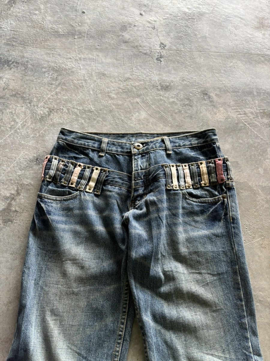 PPFM y2k double waist japanese jeans mouth valley punk grunge Size US 30 / EU 46 - 2 Thumbnail