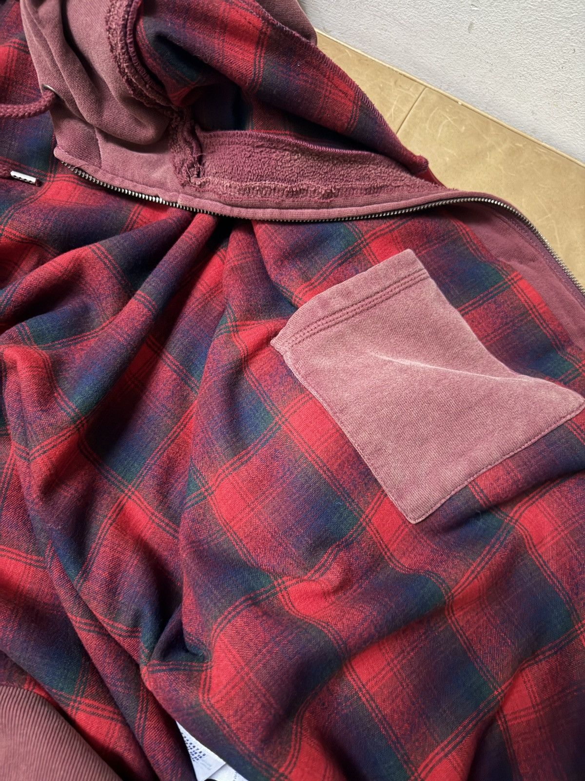 Maison Margiela × Pendleton Pendleton Yoke-Detail Zip Up Hoodie Size US L / EU 52-54 / 3 - 10 Thumbnail
