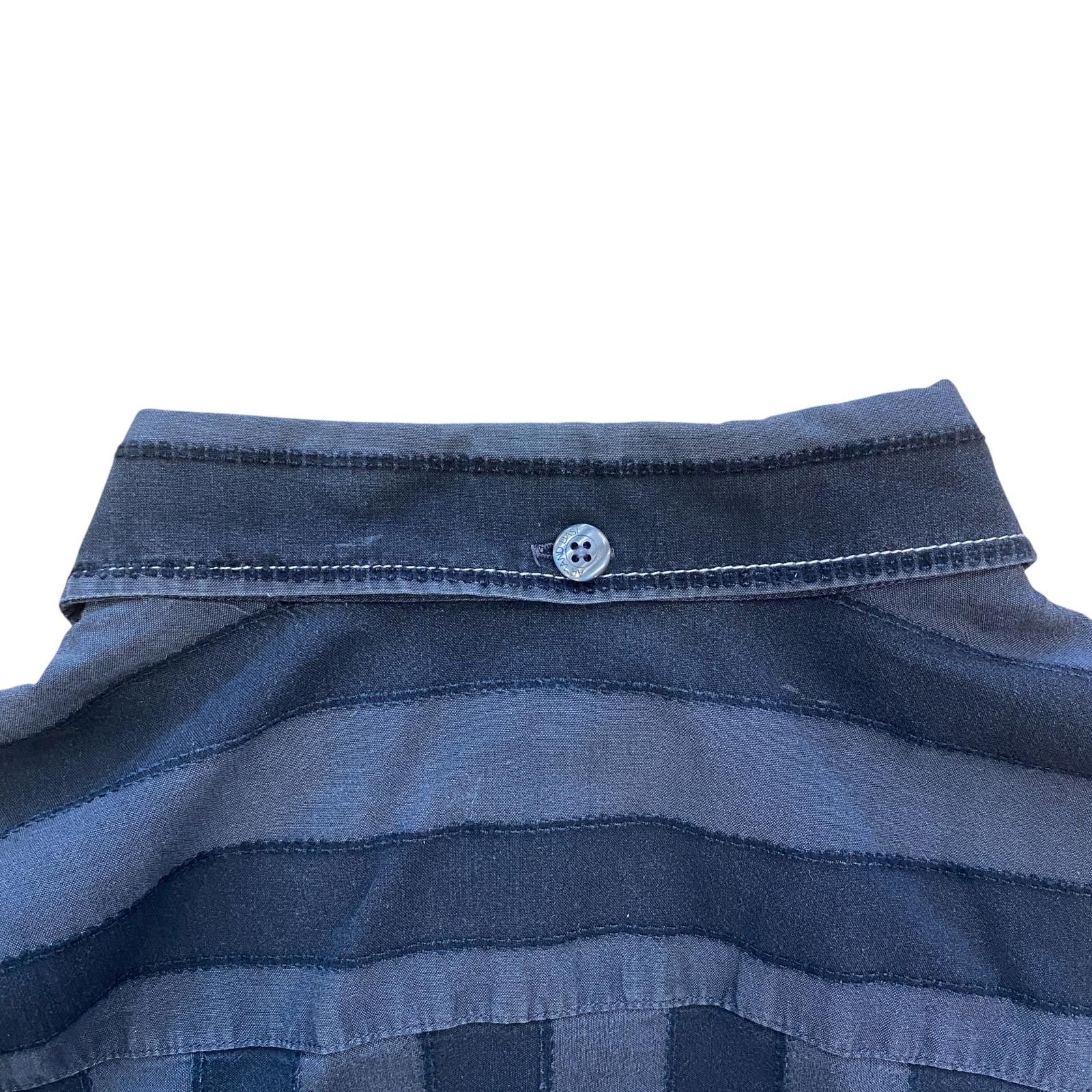 Other Armand Basi Y2K 2003 Striped Button Up Grey XL Size US XL / EU 56 / 4 - 7 Thumbnail