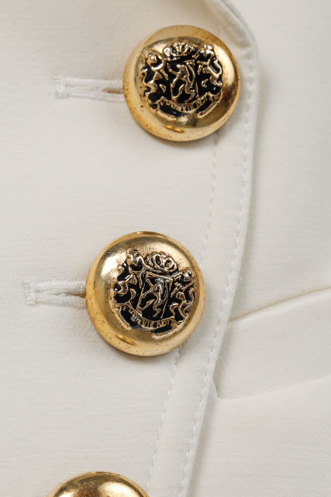 SMYTHE Smythe White Ponte 3-Button Wrap Blazer Size M / US 6-8 / IT 42-44 - 8 Thumbnail