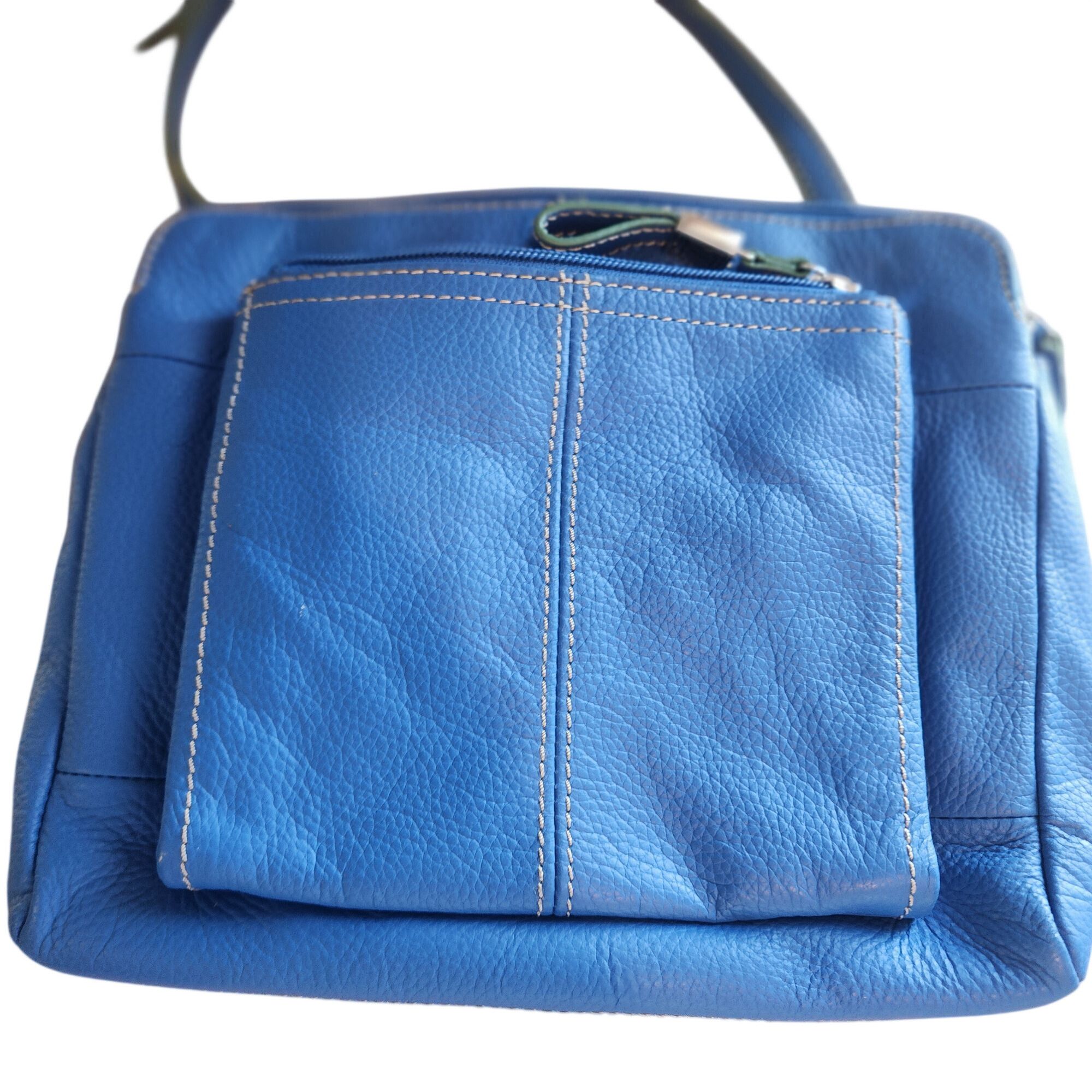Other Tignanello Blue Leather Crossbody Purse Size ONE SIZE - 2 Thumbnail