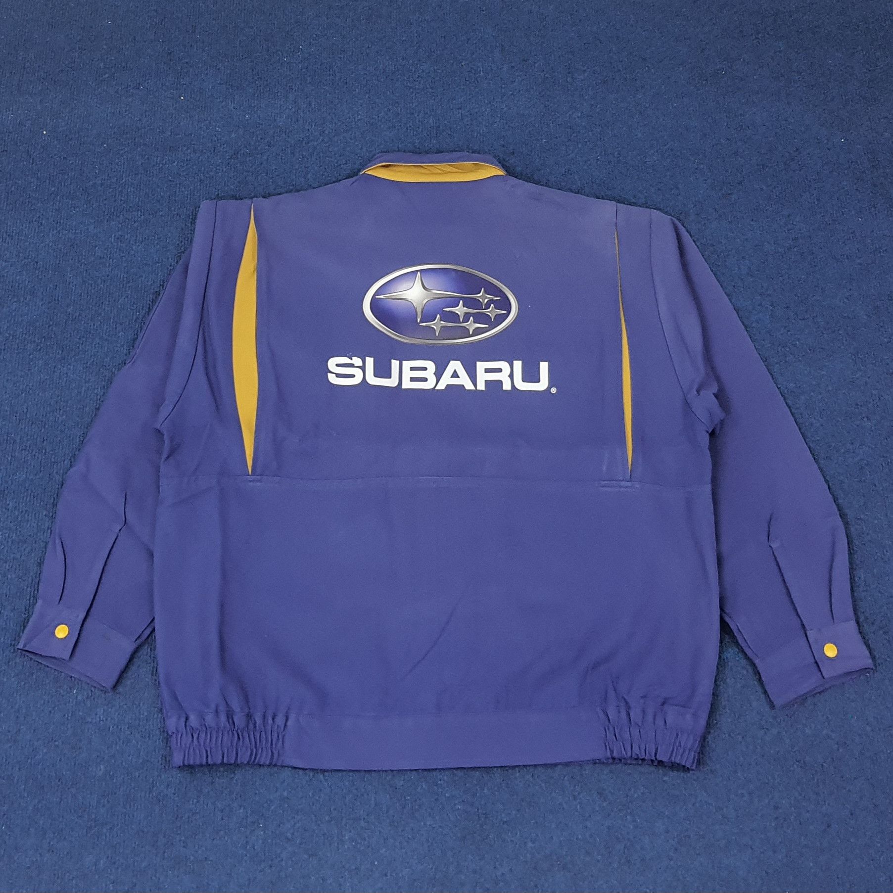 Japanese Brand × Vintage Vintage SUBARU Japan Motorsports Racing Jacket C215N27 Size US M / EU 48-50 / 2 - 1 Thumbnail