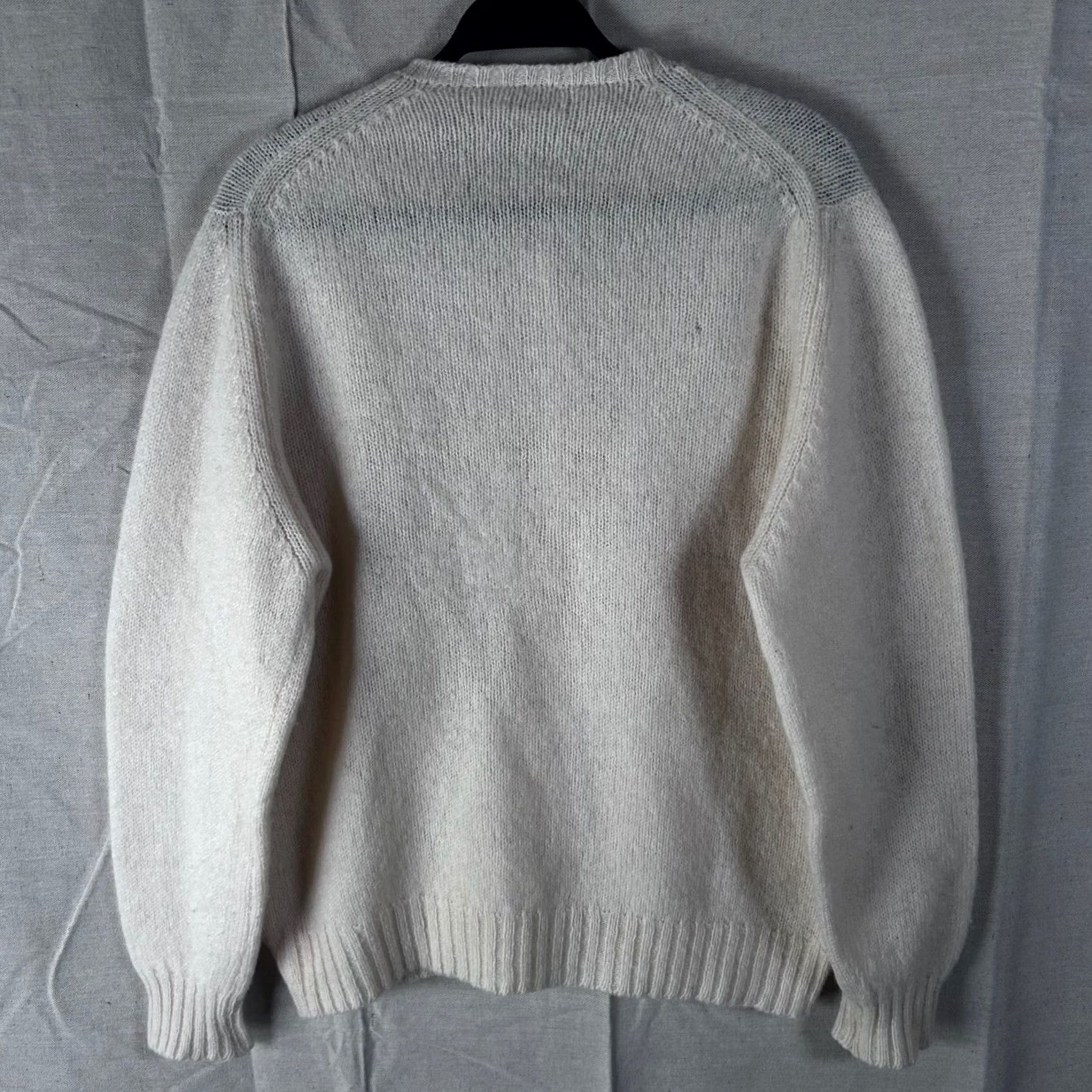 Brooks Brothers VINTAGE Brooks Brothers Cardigan Sweater Shetland Wool Scotland Cream XL Women Crew Neck Long Sleeve Button Front Size XL / US 12-14 / IT 48-50 - 3 Thumbnail
