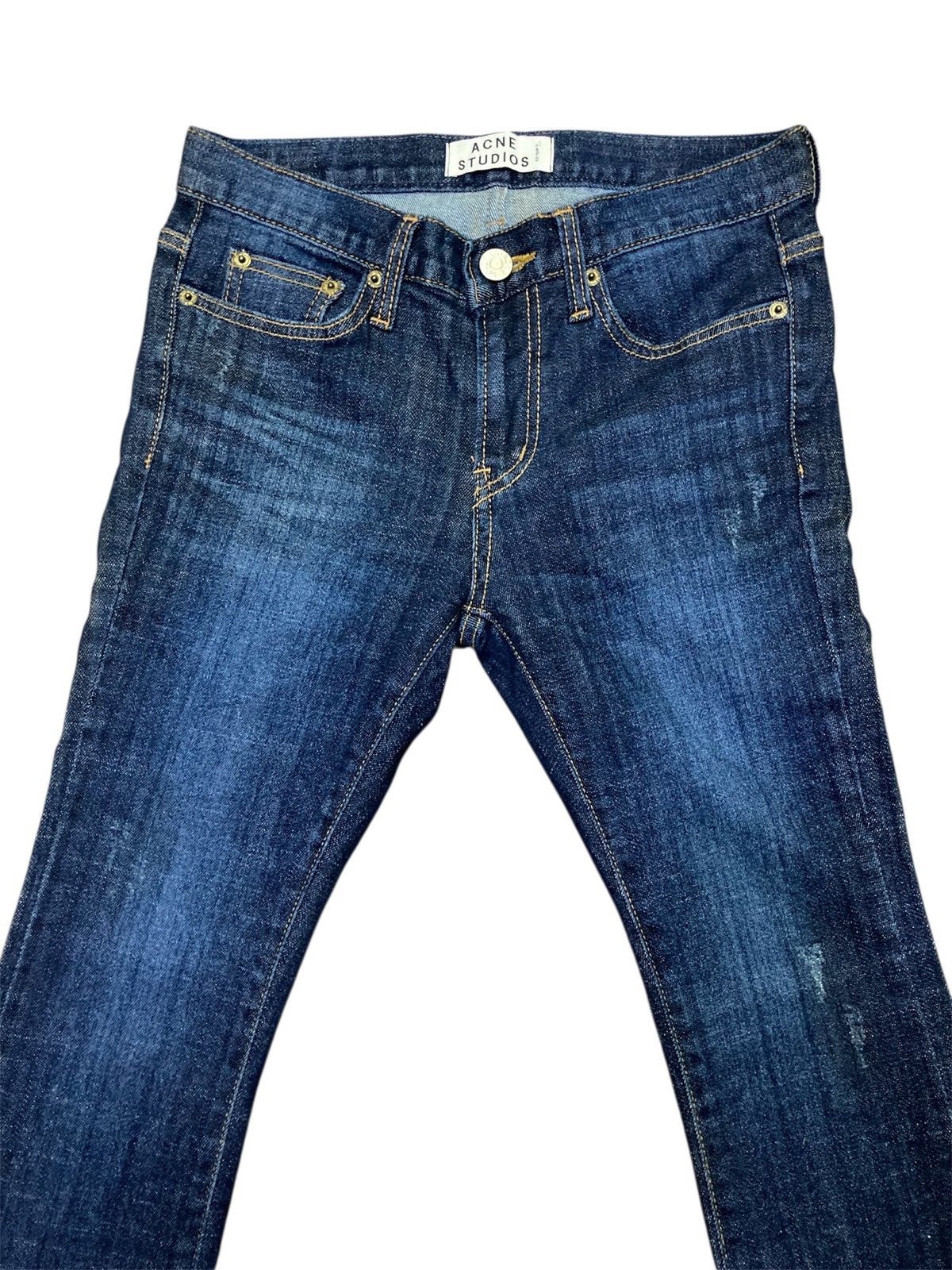 Acne Studios Cropped Bootcut Jeans Size 28" / US 6 / IT 42 - 2 Thumbnail