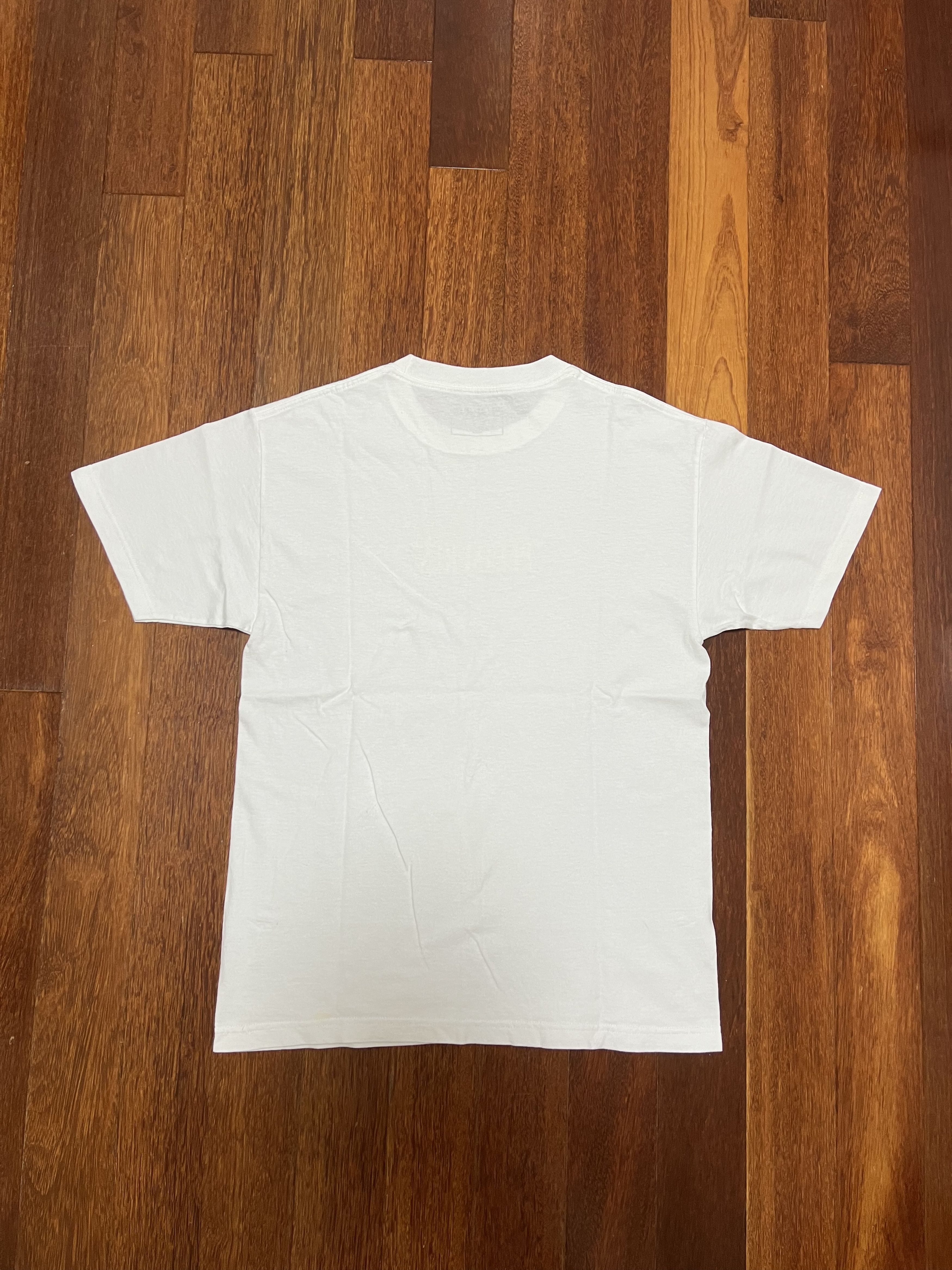 Pleasures 💚 Pleasures Embroidered Core Logo White Tee Medium Size US M / EU 48-50 / 2 - 2 Thumbnail
