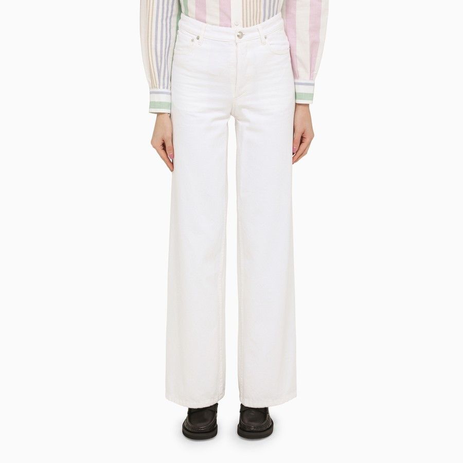 A.P.C. o1d2blof0724 Cropped Jeans in White Size 27" / US 4 / IT 40 - 1 Thumbnail