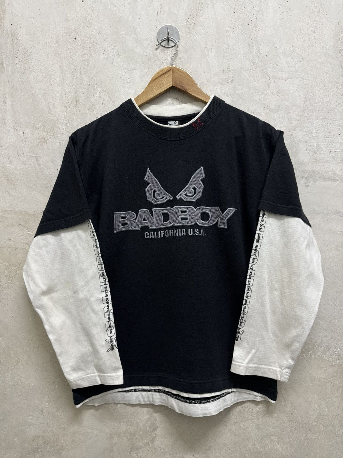 2000s Bad Boy Double Layer L/S Tees