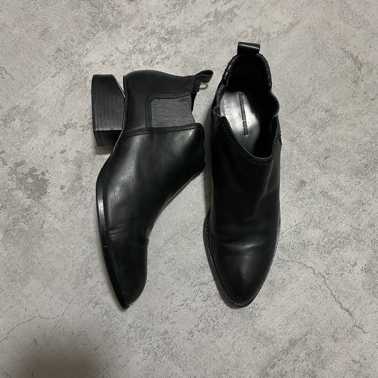 Alexander Wang ALEXANDER WANG KORI LEATHER ANKLE BOOTS Size US 7 / IT 37 - 5 Thumbnail
