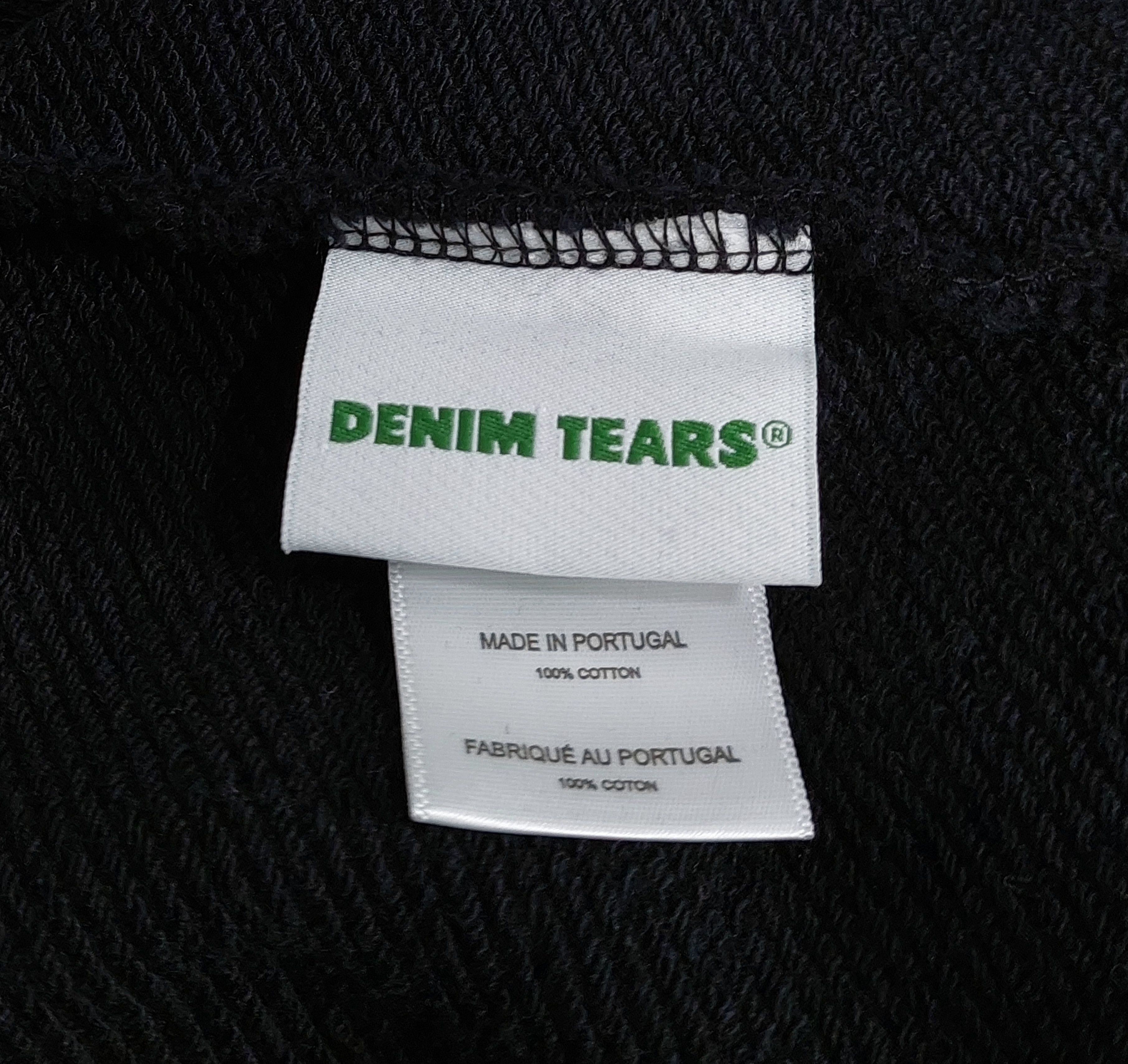 DENIM TEARS cotton wreath zip hoodie - black XL Size US XL / EU 56 / 4 - 4 Thumbnail