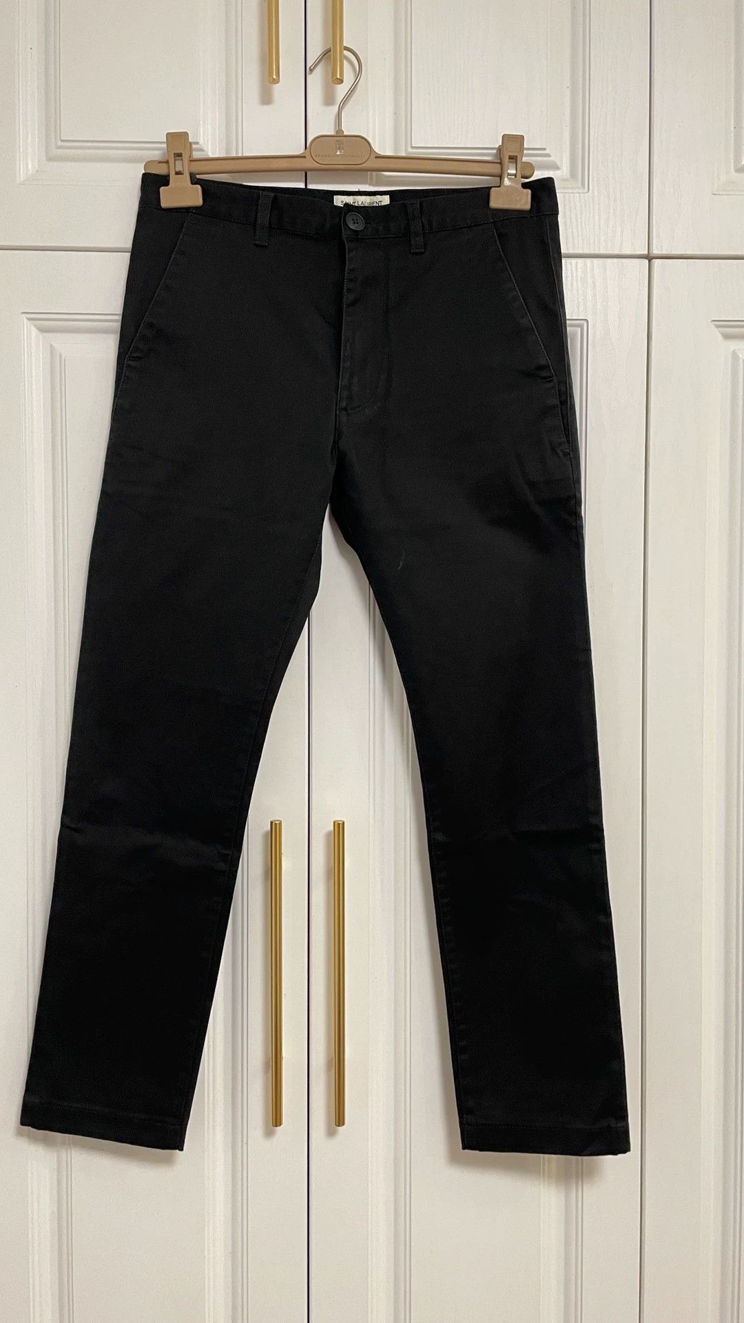 Saint Laurent Paris Saint Laurent Paris Black base jeans Size US 31 - 1 Thumbnail
